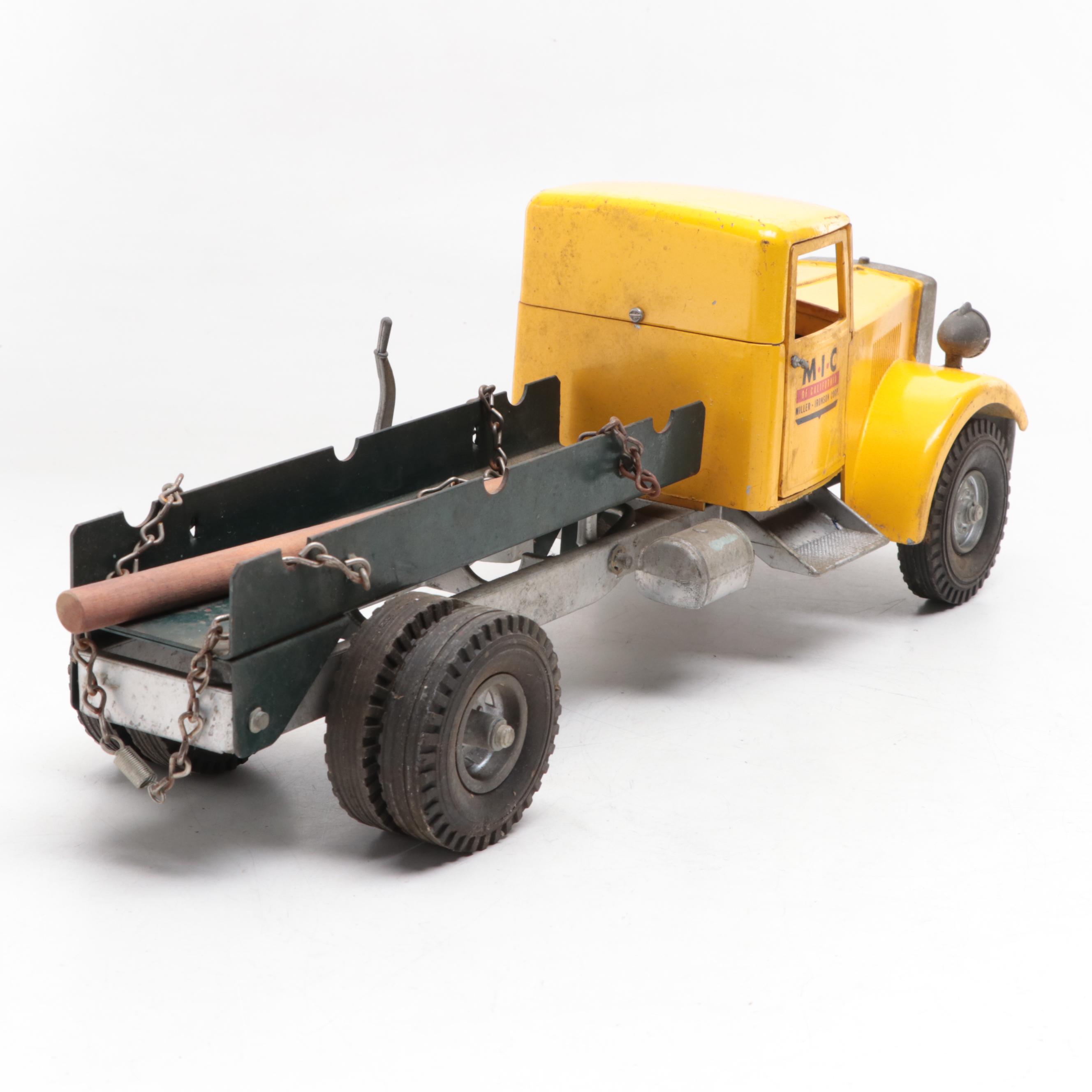 Smith Miller and Tonka Pressed Steel Toy Trucks, Mid-20th Century