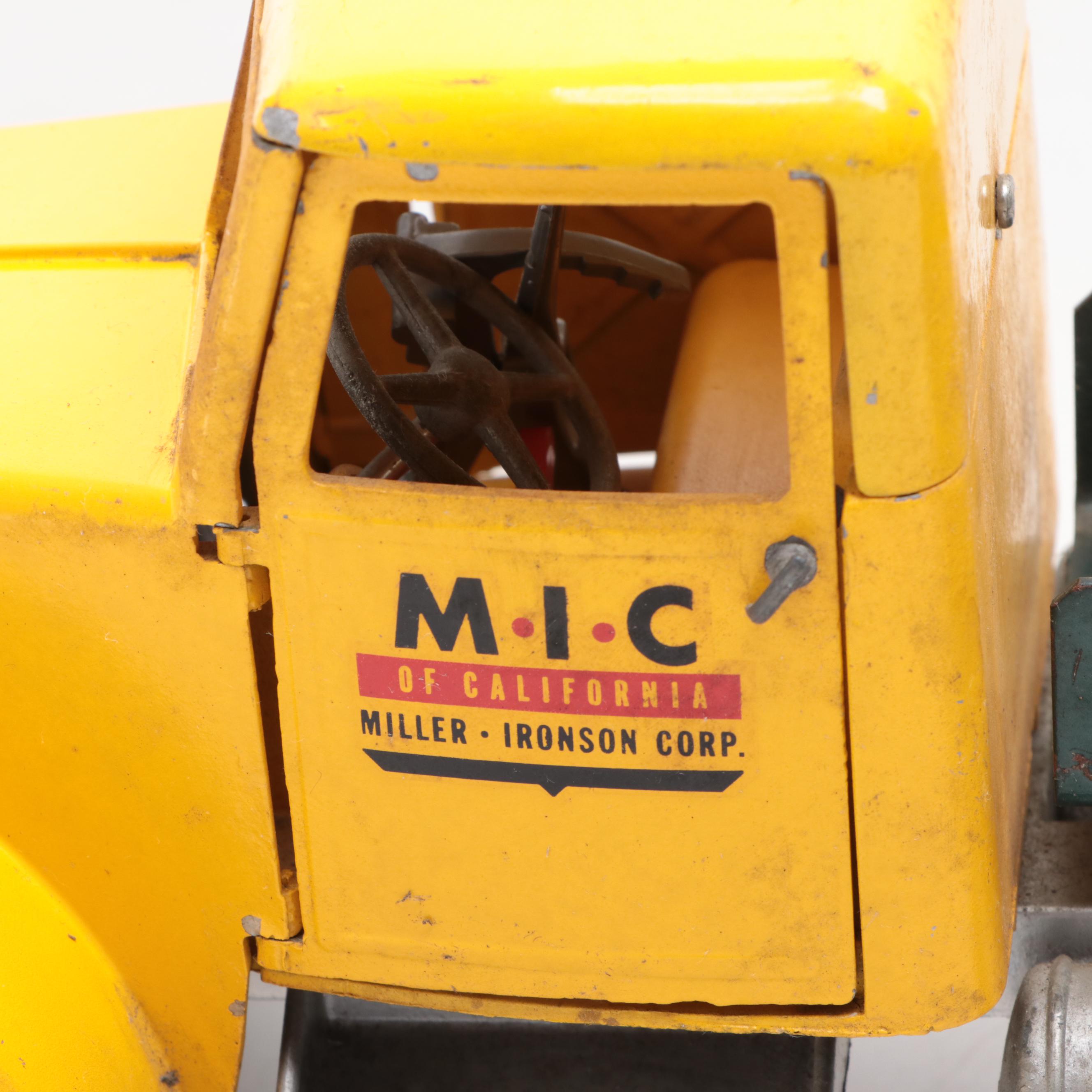 Smith Miller and Tonka Pressed Steel Toy Trucks, Mid-20th Century