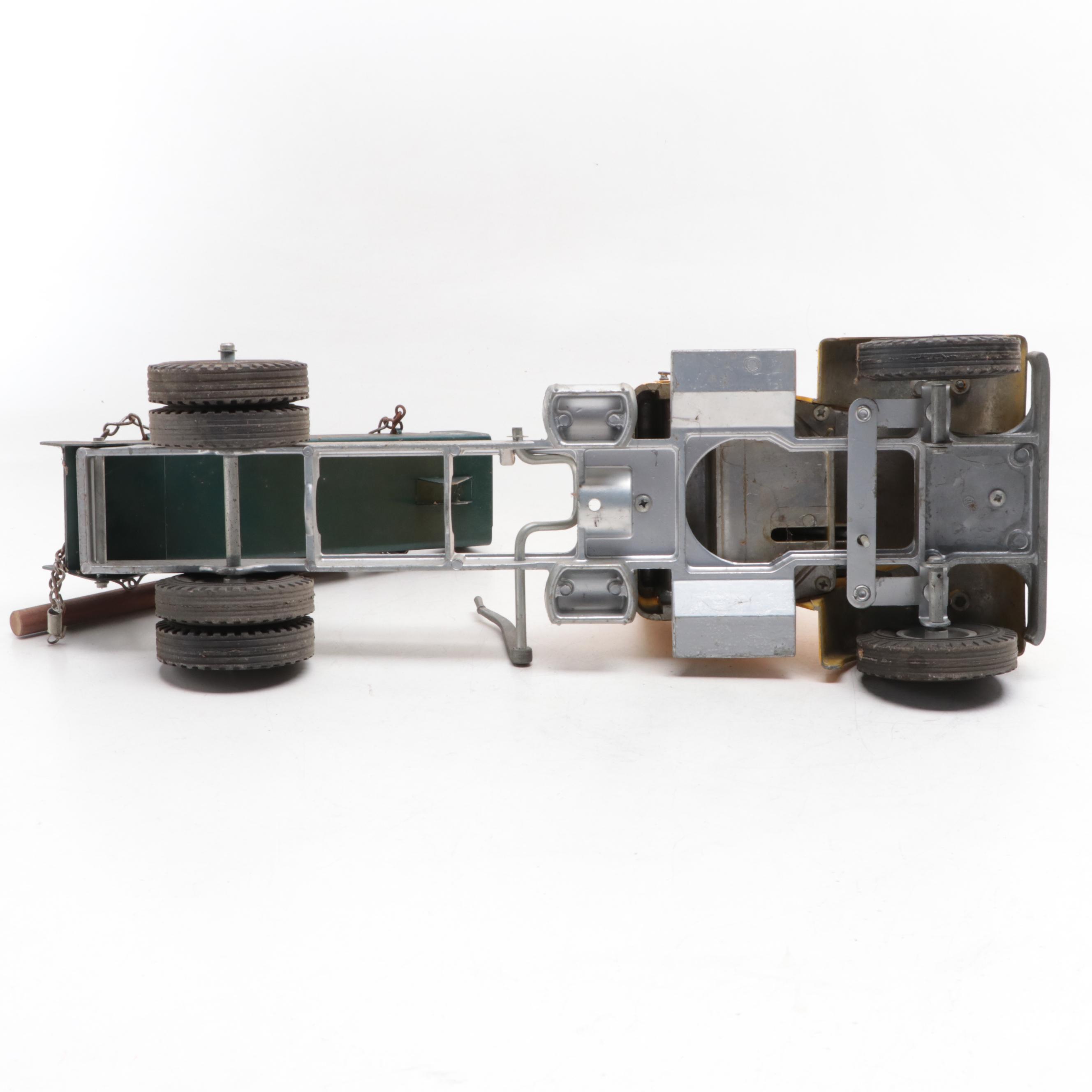 Smith Miller and Tonka Pressed Steel Toy Trucks, Mid-20th Century