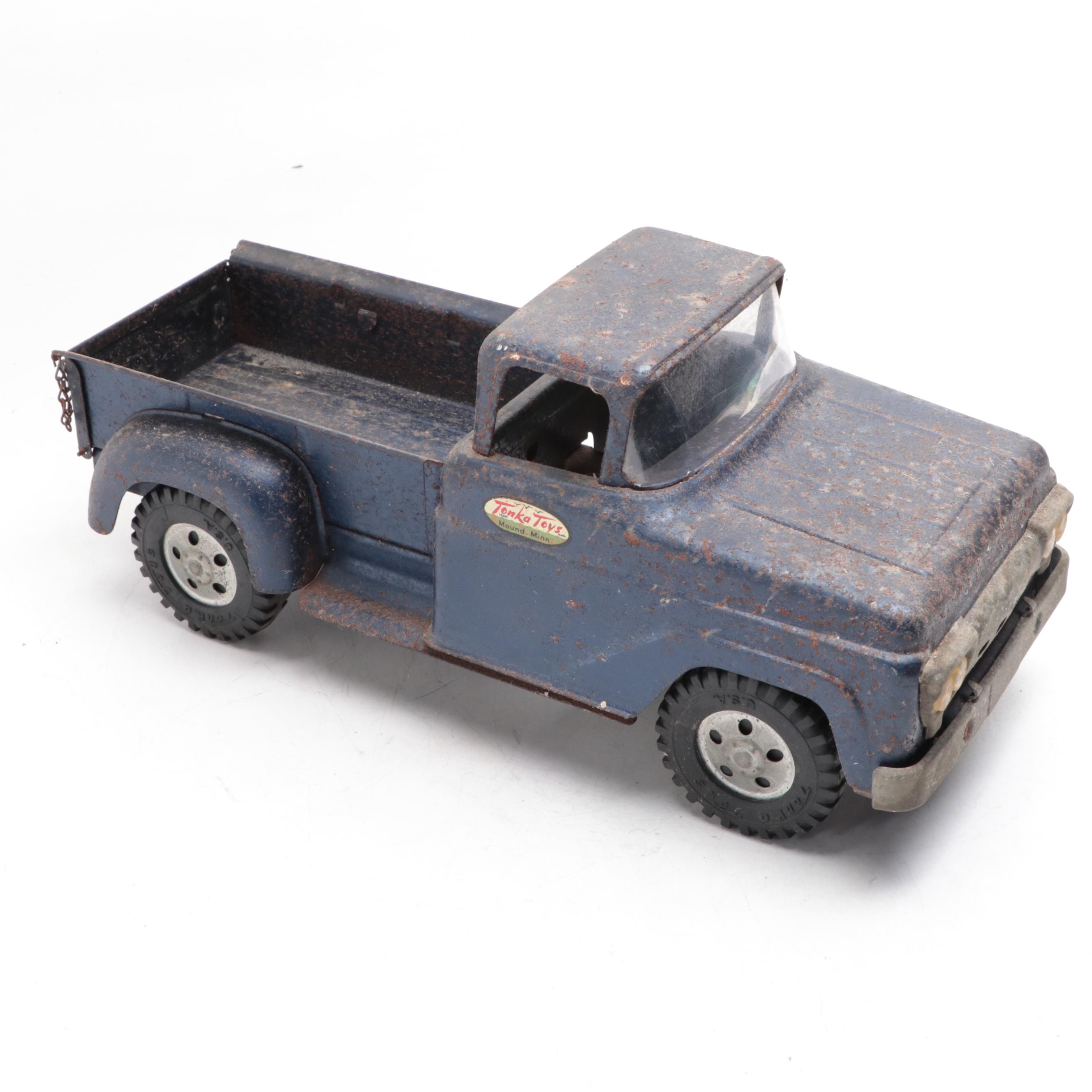 Smith Miller and Tonka Pressed Steel Toy Trucks, Mid-20th Century