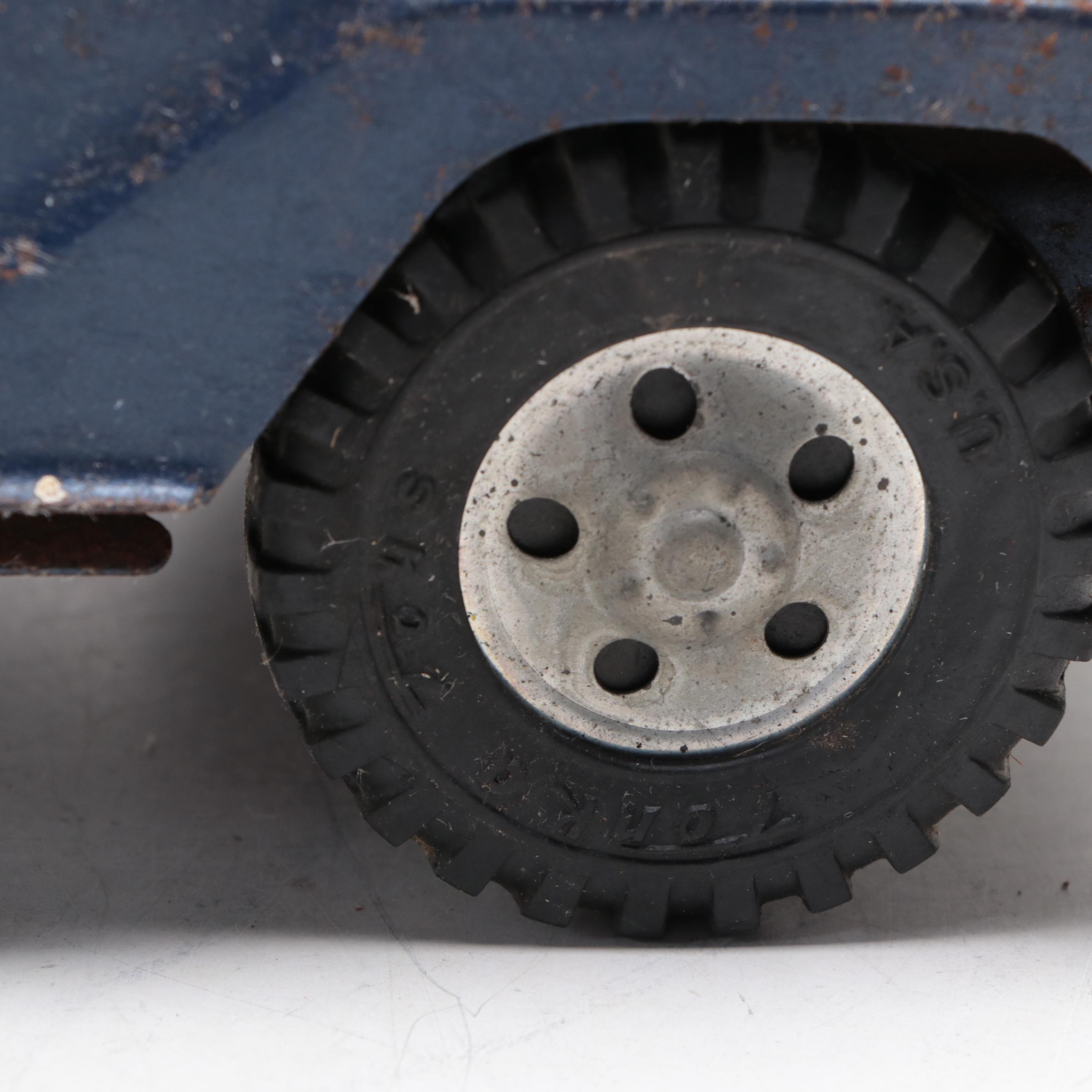 Smith Miller and Tonka Pressed Steel Toy Trucks, Mid-20th Century