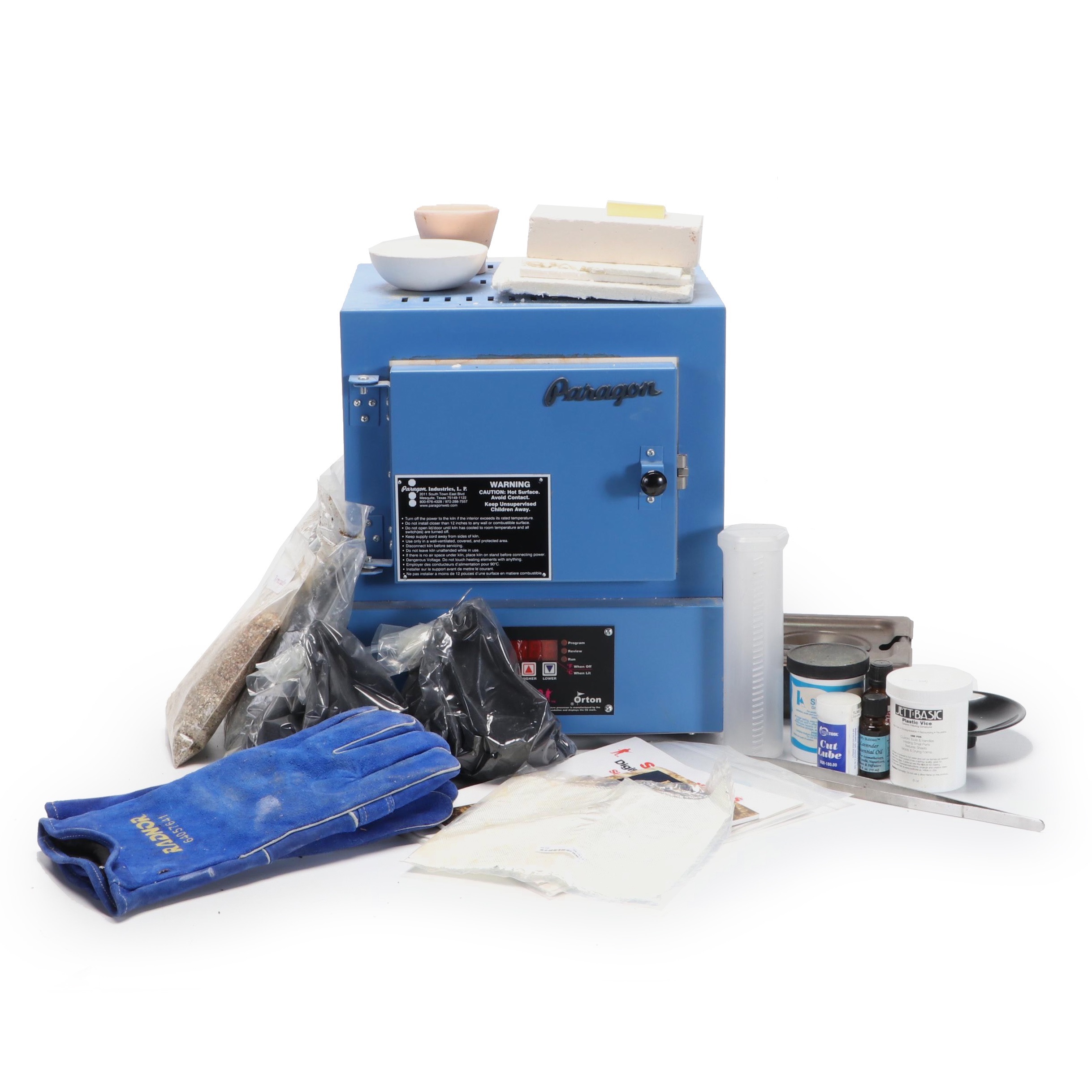 Paragon Model SC2 Portable Kiln with Pottery Making Supplies