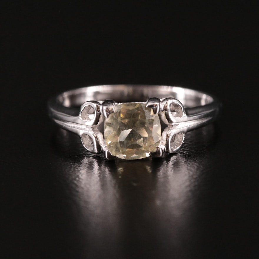 Sterling Citrine Ring