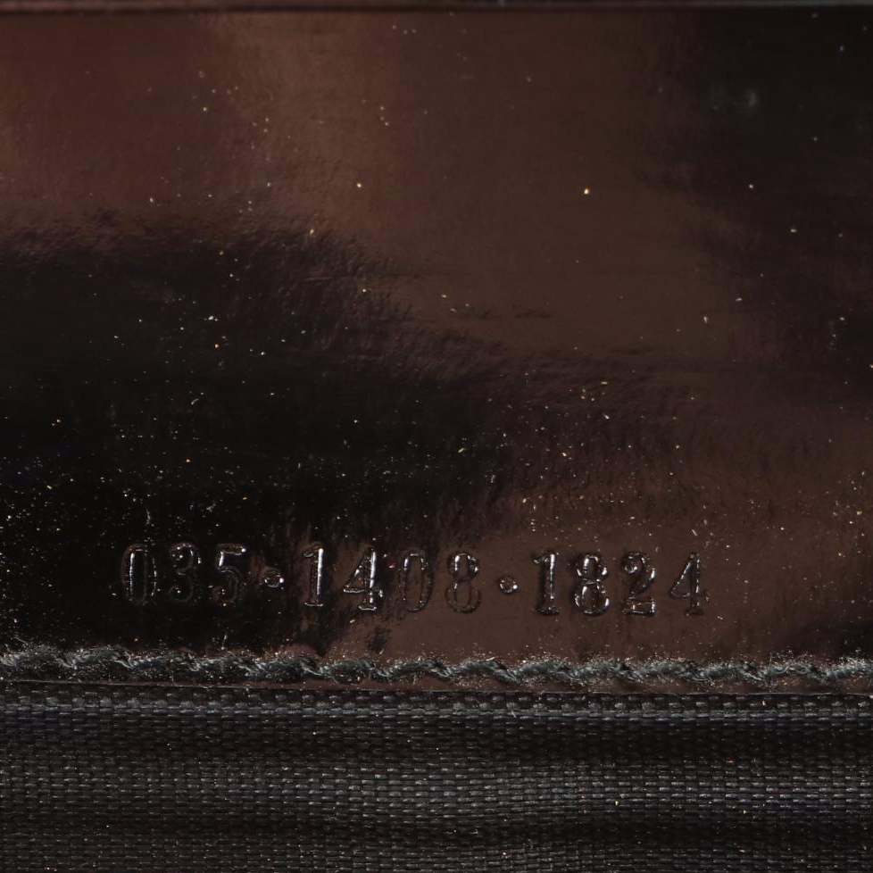 Gucci Long Wallet in Black Patent Leather