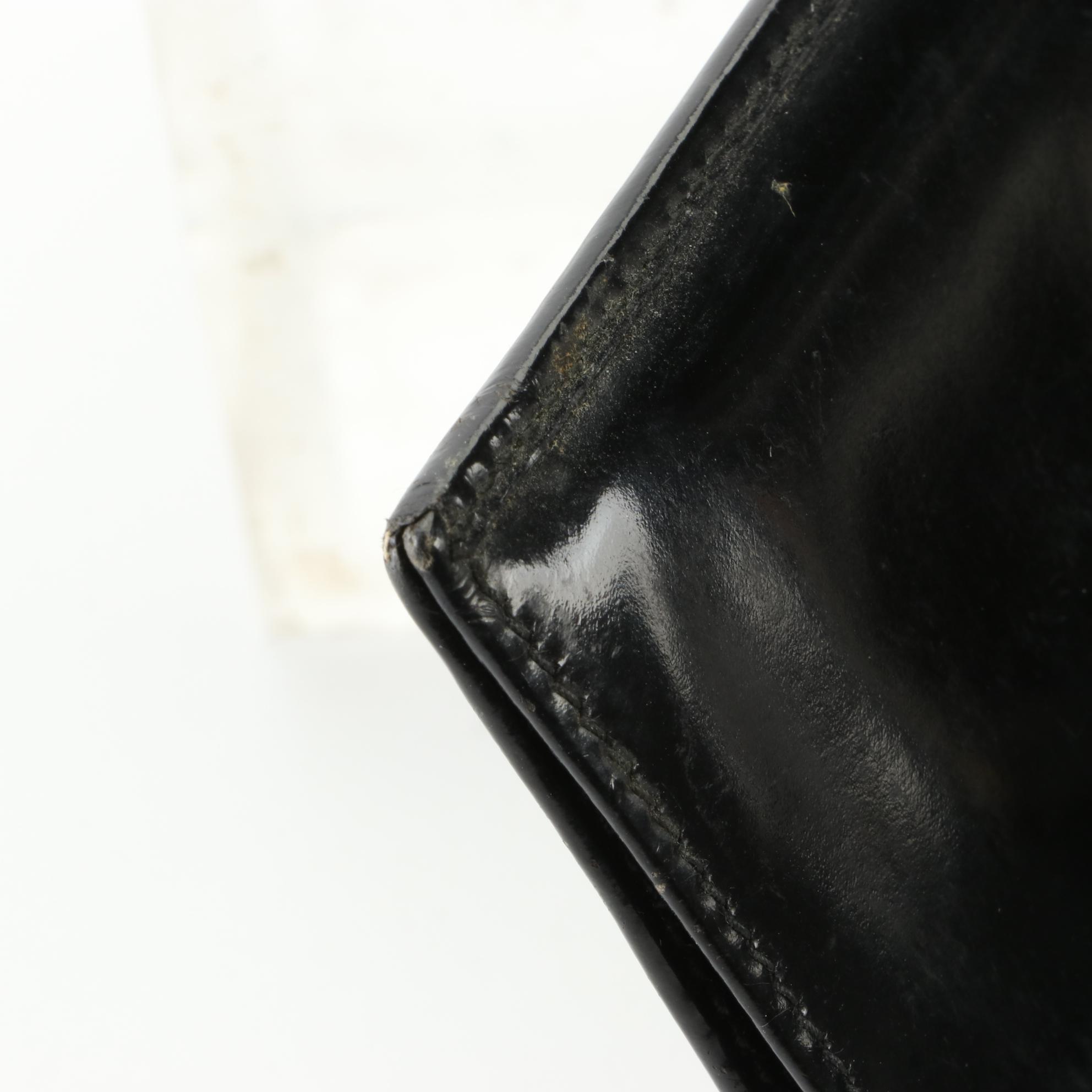 Gucci Long Wallet in Black Patent Leather