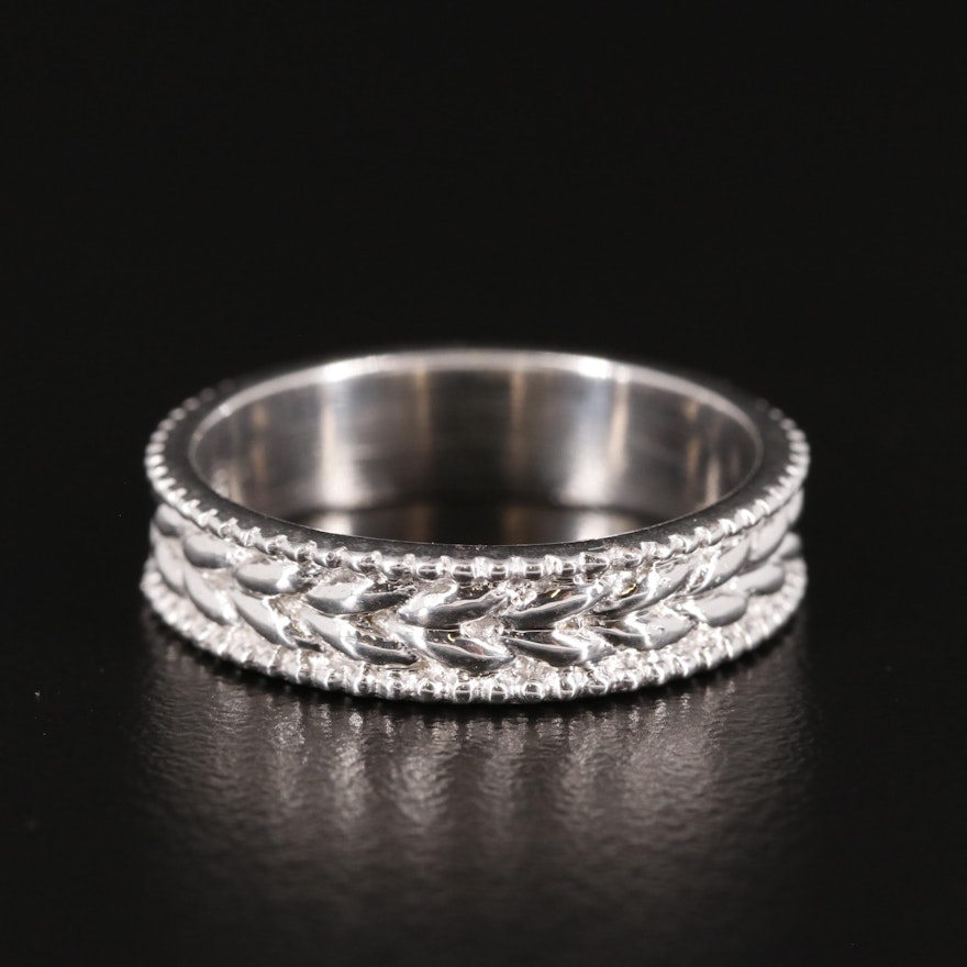 Sterling Textured Band