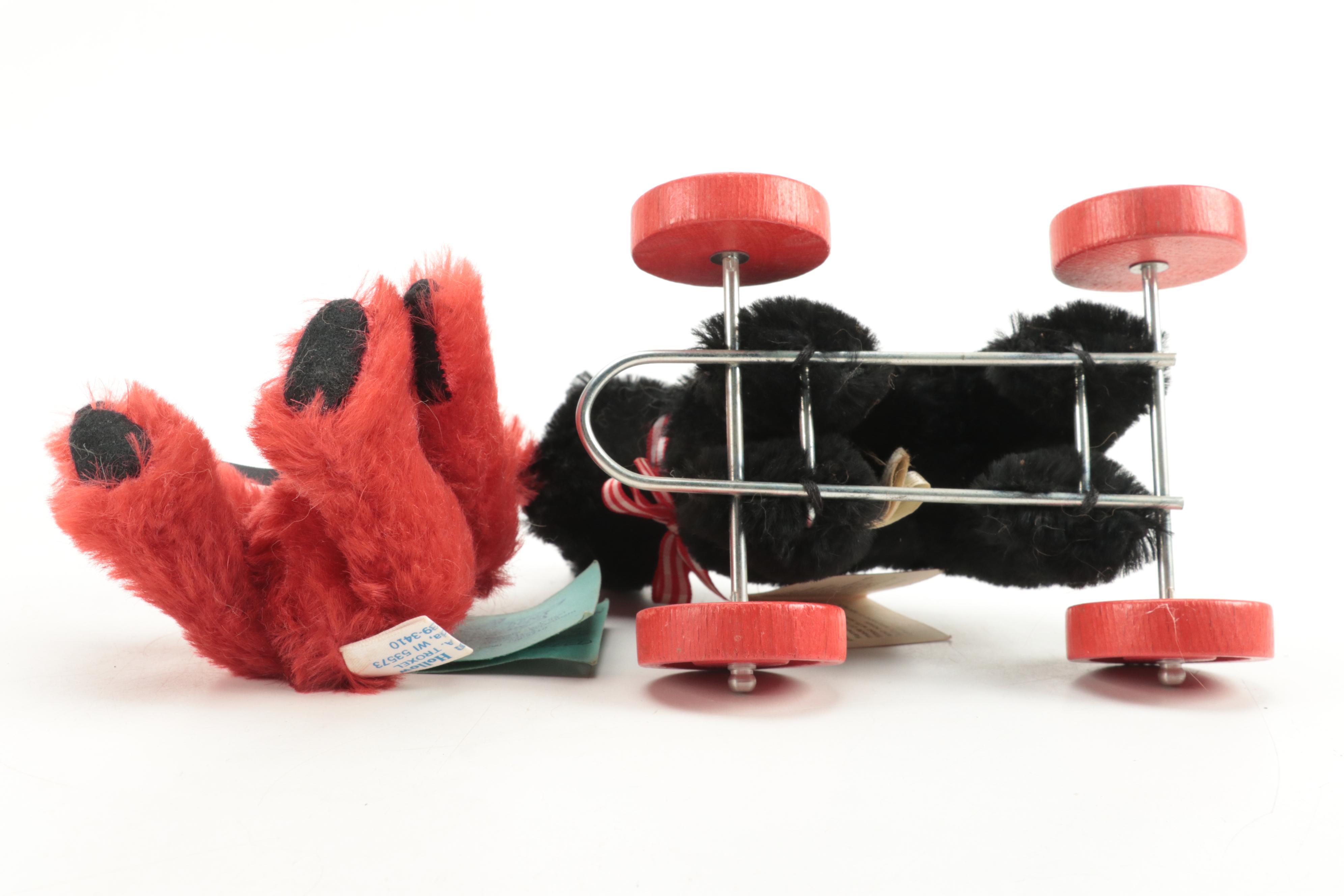 Hermann Pull Toy and Other Teddy Bears