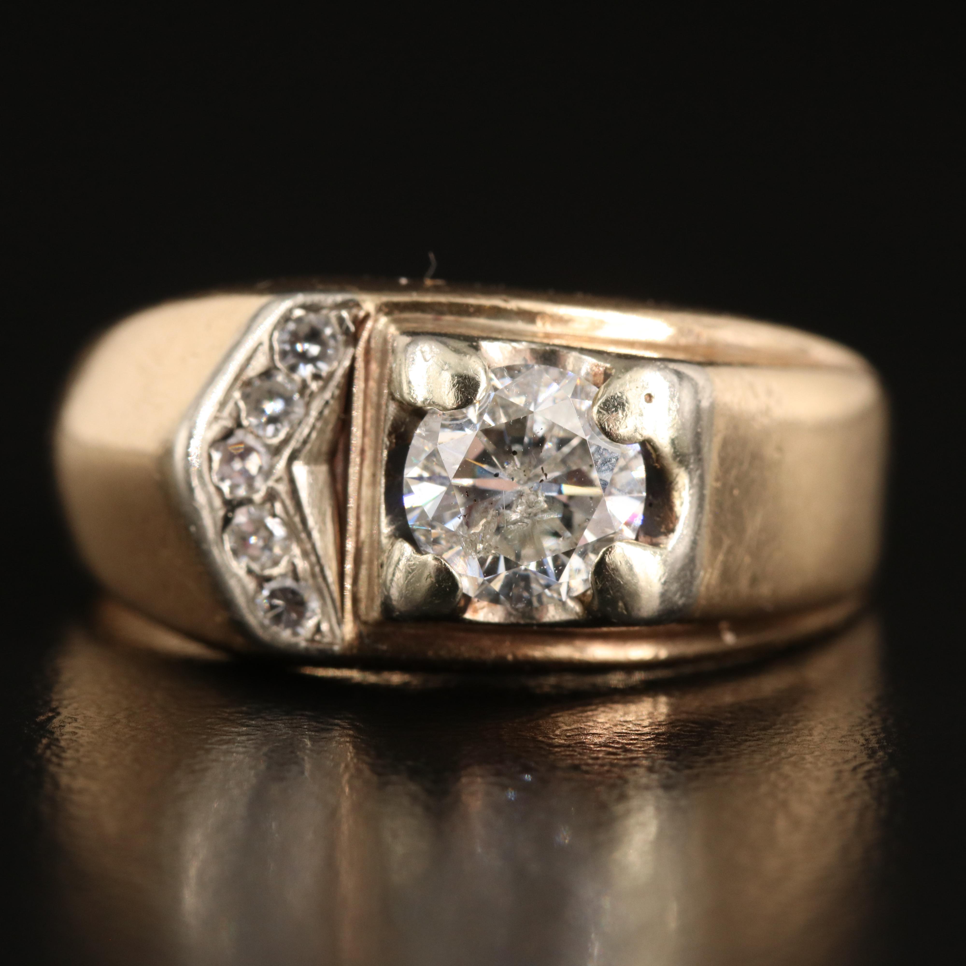 10K 0.96 CTW Diamond Buckle Band