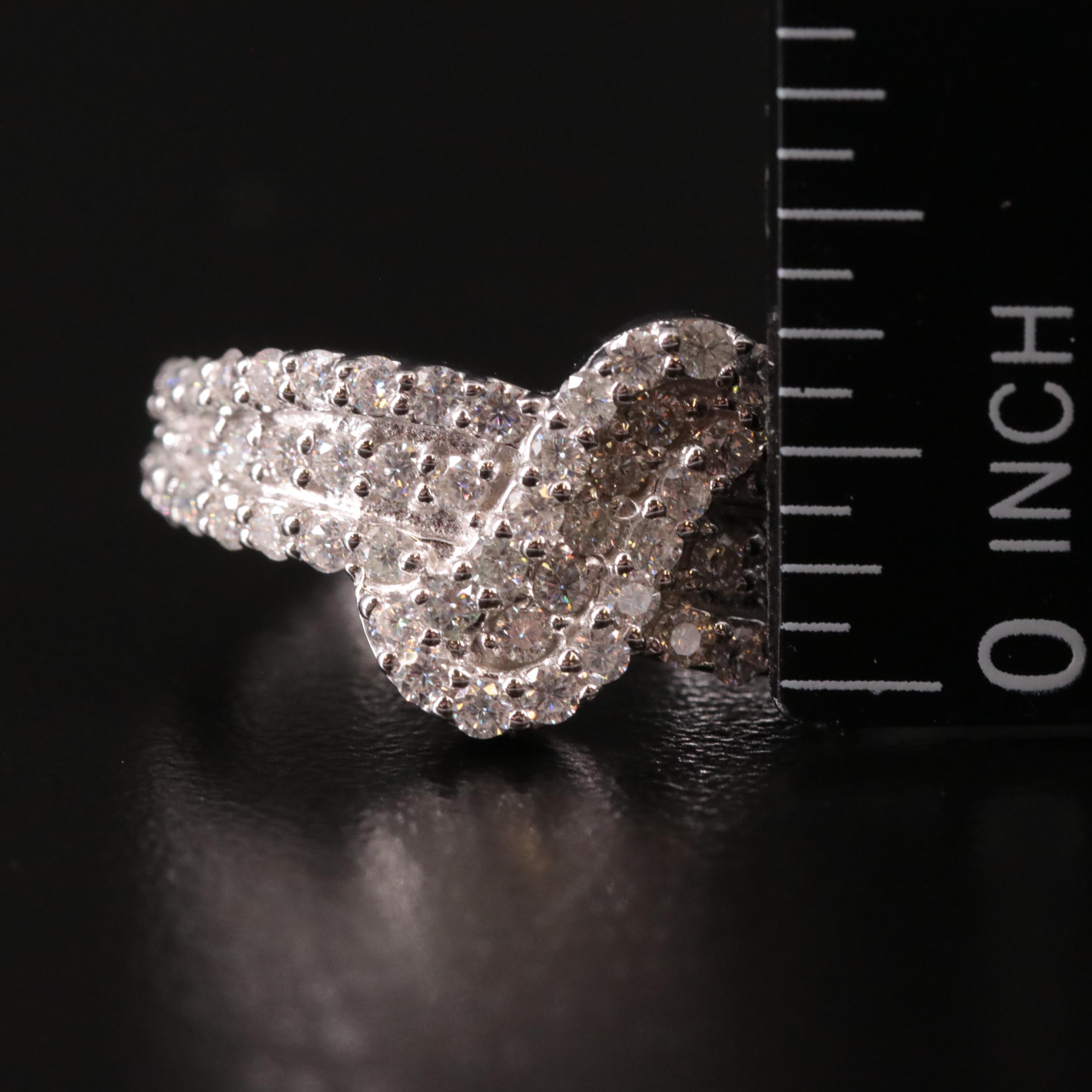 Sterling Diamond Ring