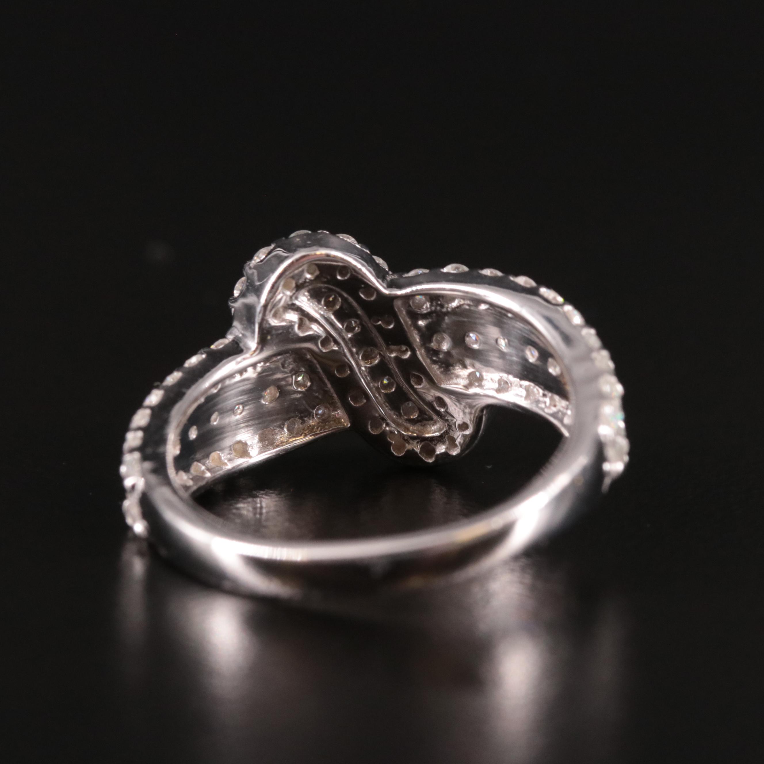 Sterling Diamond Ring