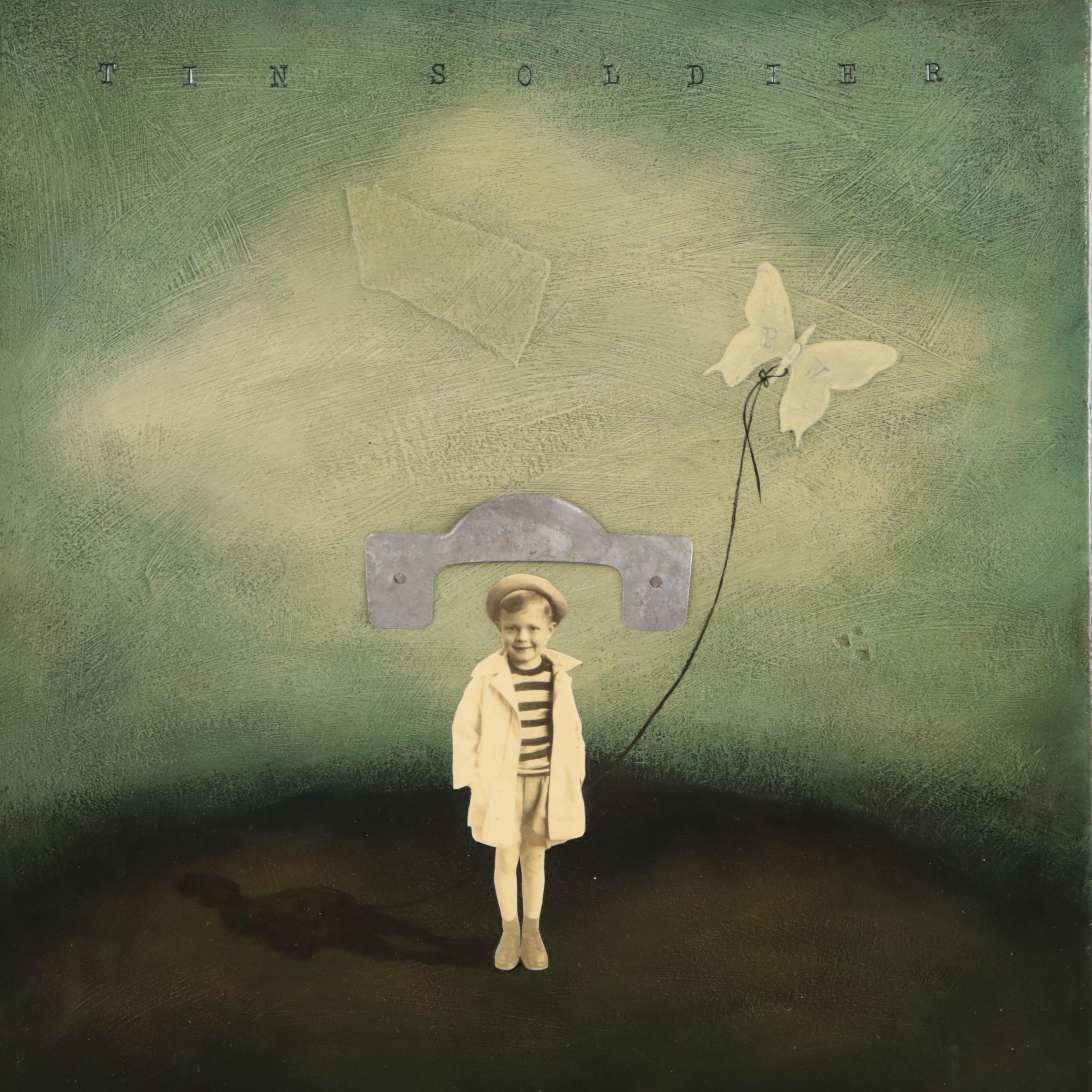 Sheryl Pierson Mixed Media Composition "Tin Solider," 21st Century