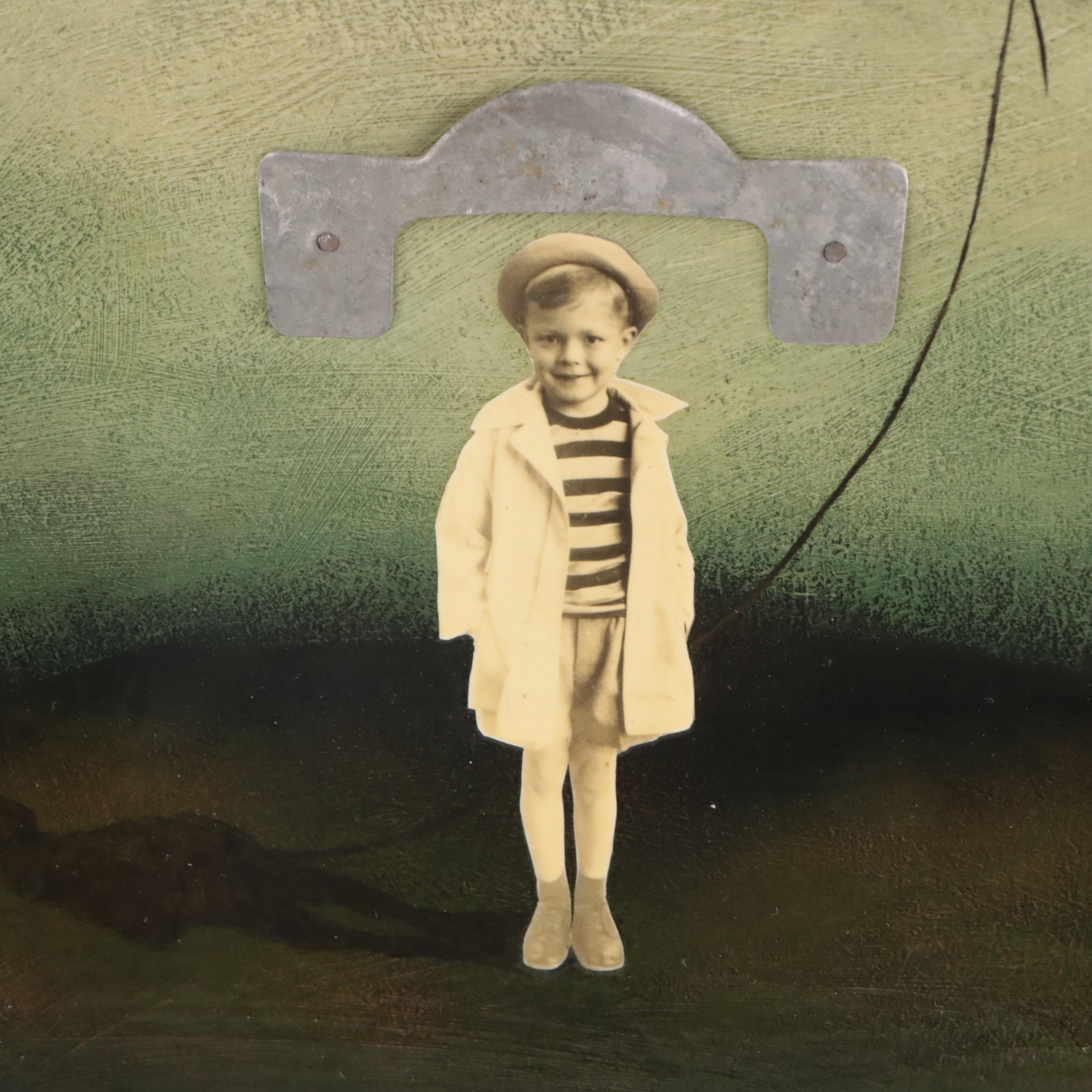 Sheryl Pierson Mixed Media Composition "Tin Solider," 21st Century