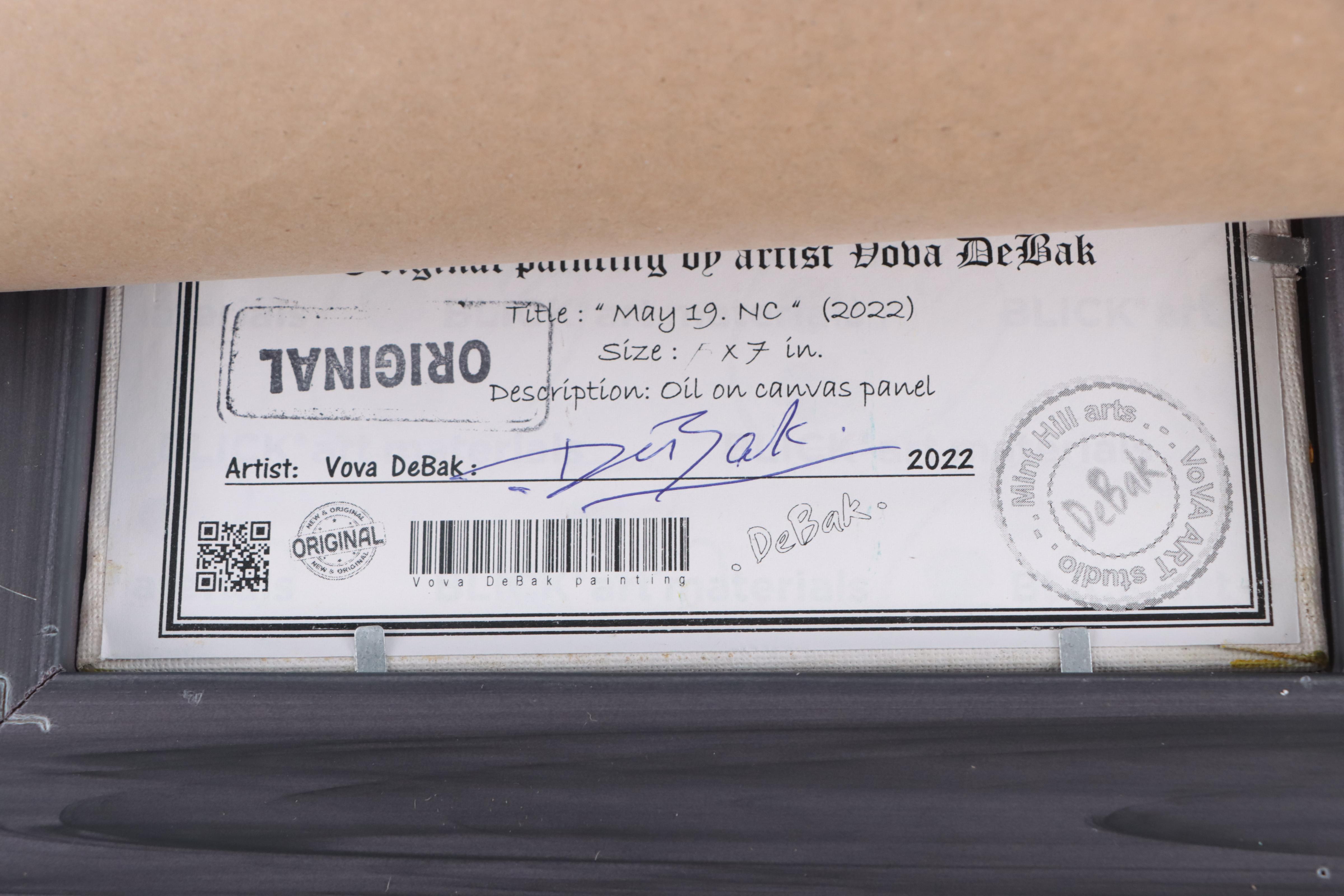 Vova DeBak Landscape Oil Painting "May 19, NC," 2022