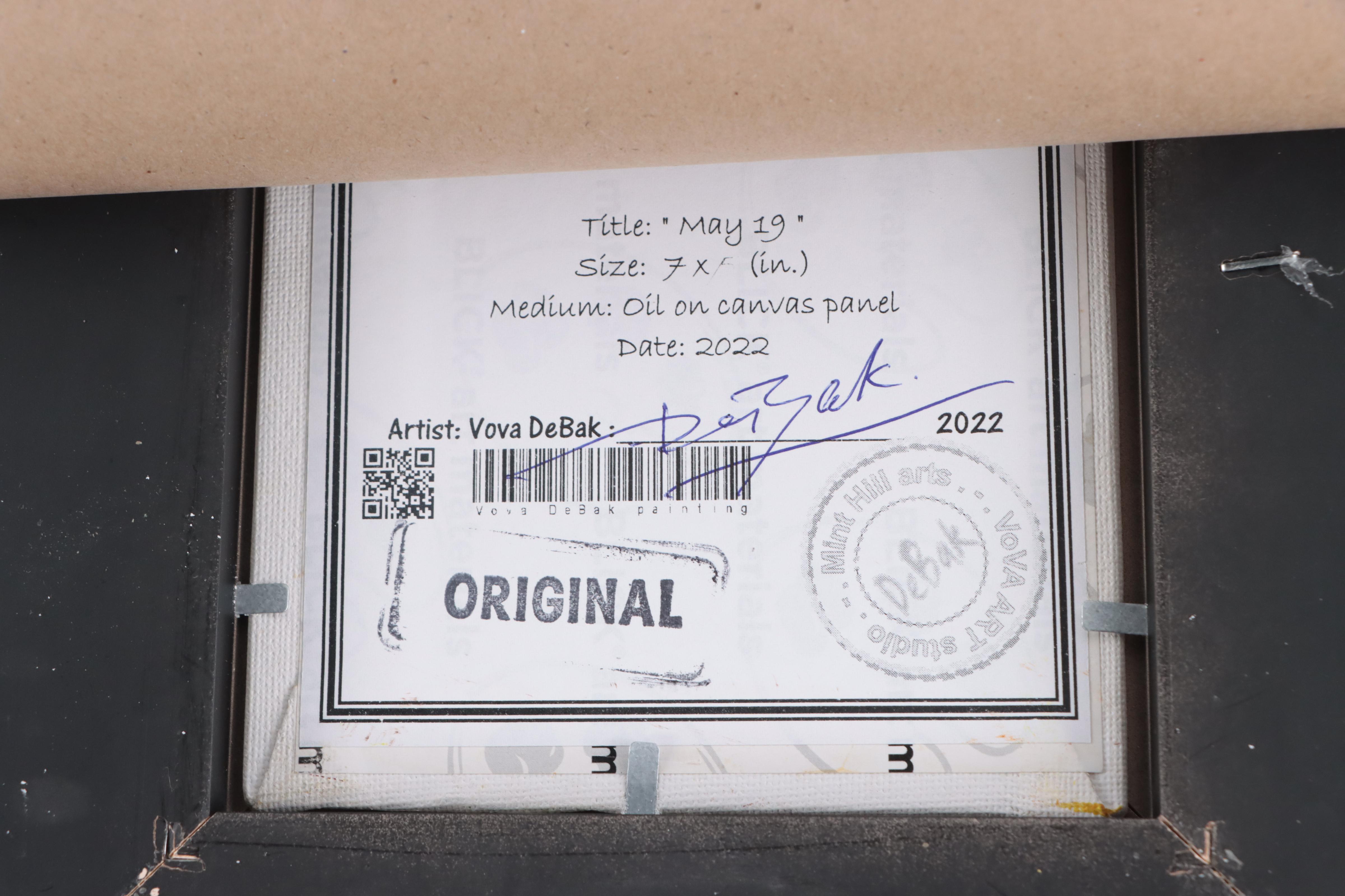 Vova DeBak Landscape Oil Painting "May 19," 2022