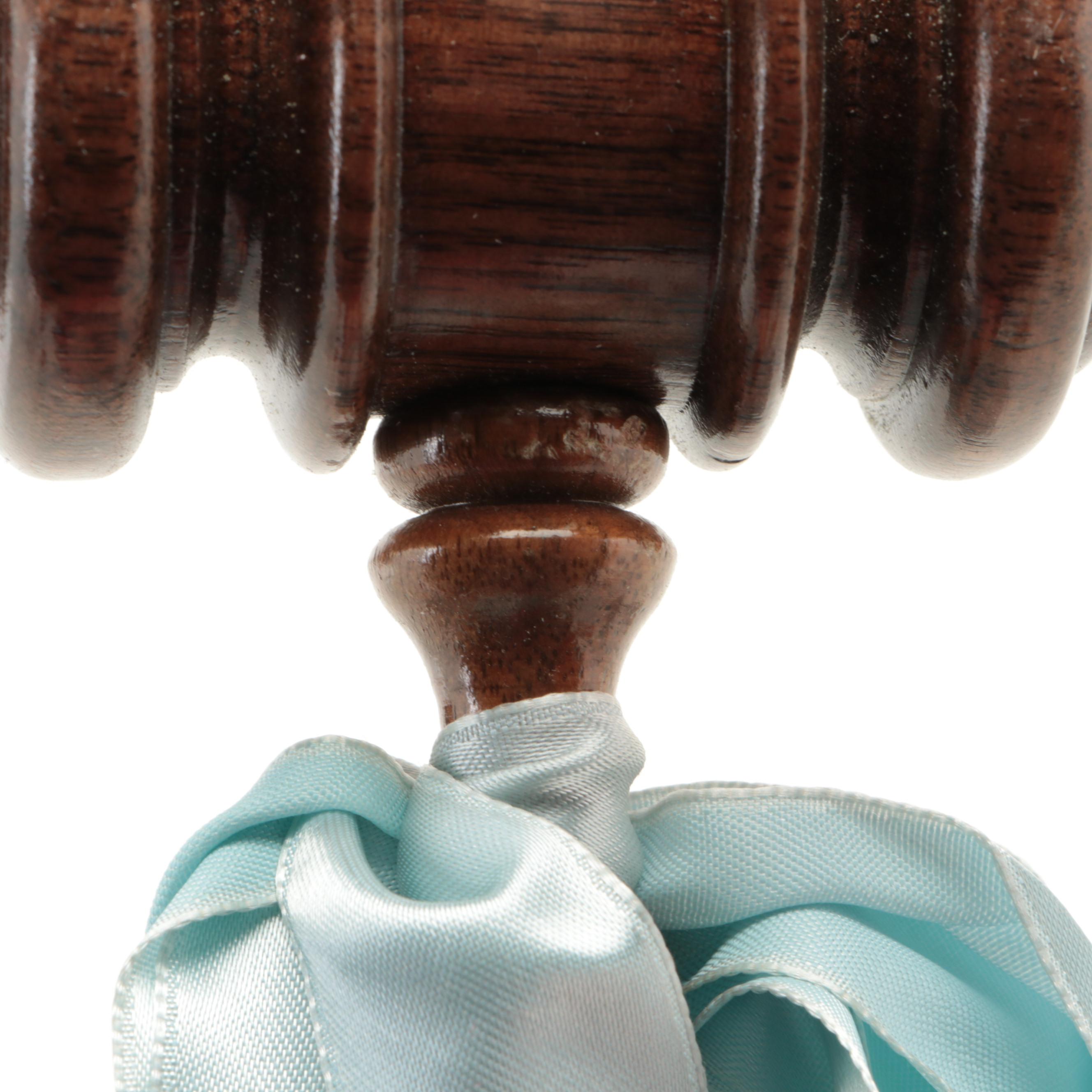 Turned Wood Gavels, 20th Century