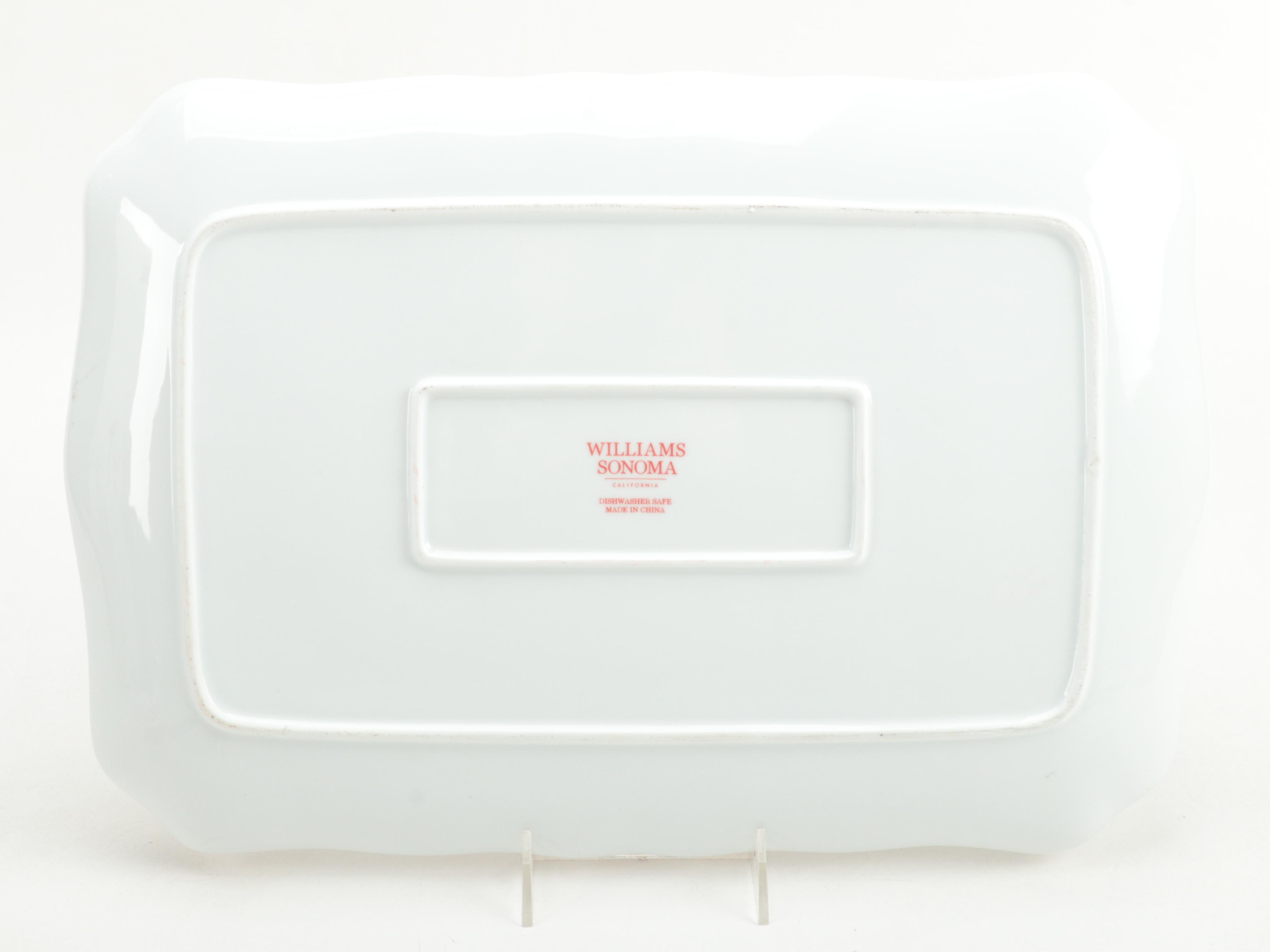 Spode "Christmas Tree" Platter with Other Tableware and Décor