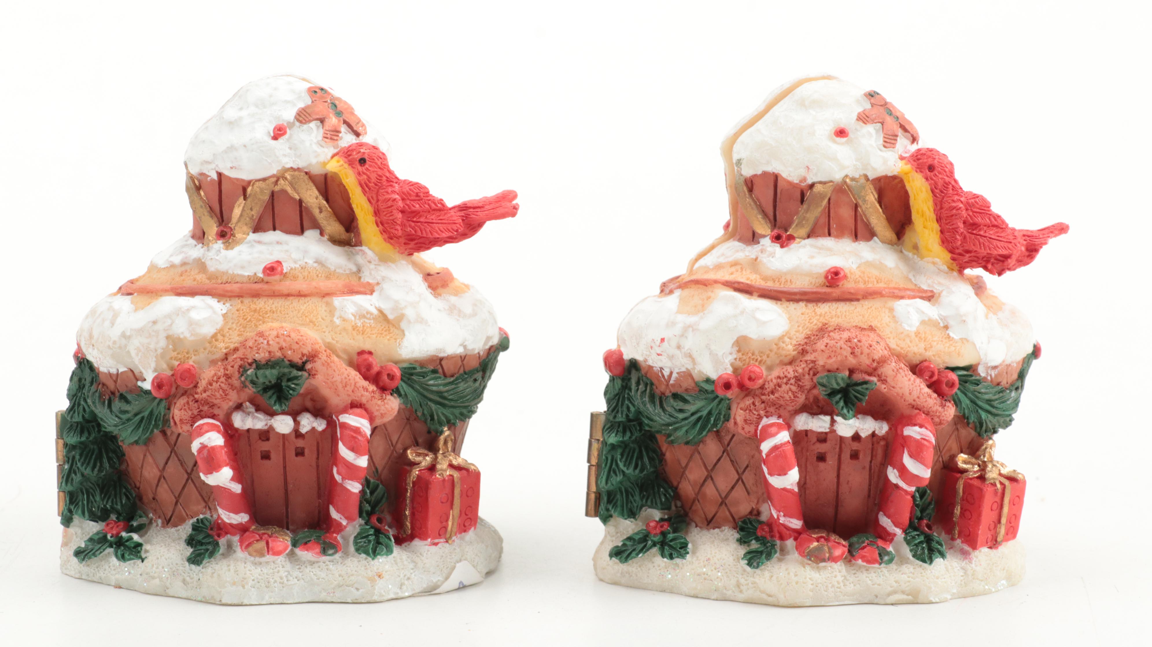 Spode "Christmas Tree" Platter with Other Tableware and Décor