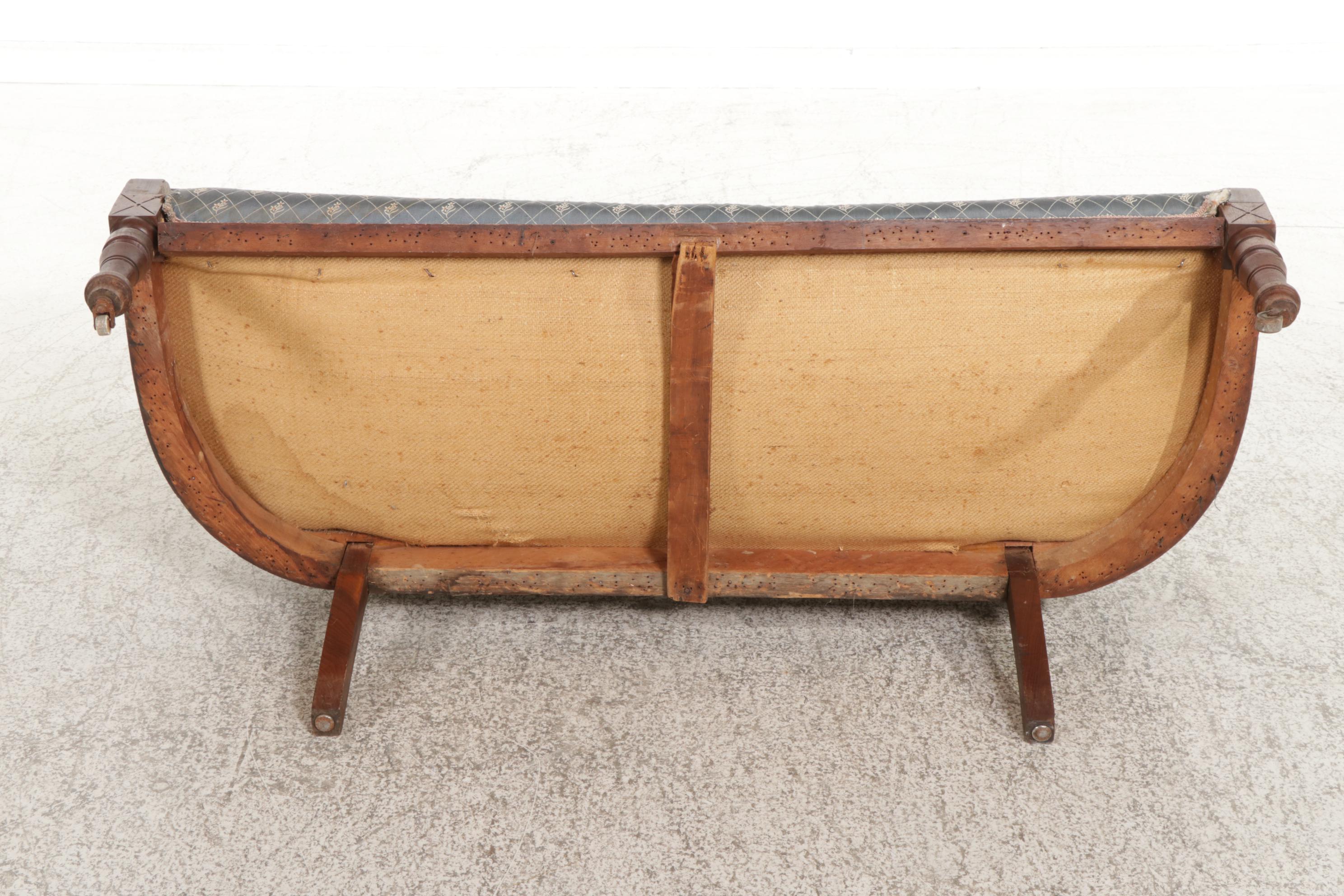 Victorian Walnut Settee and Two Parlor Chairs, Late 19th Century