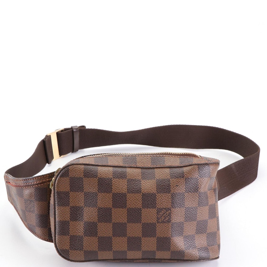 Louis Vuitton Géronimos Belt Bag in Damier Ebene Canvas