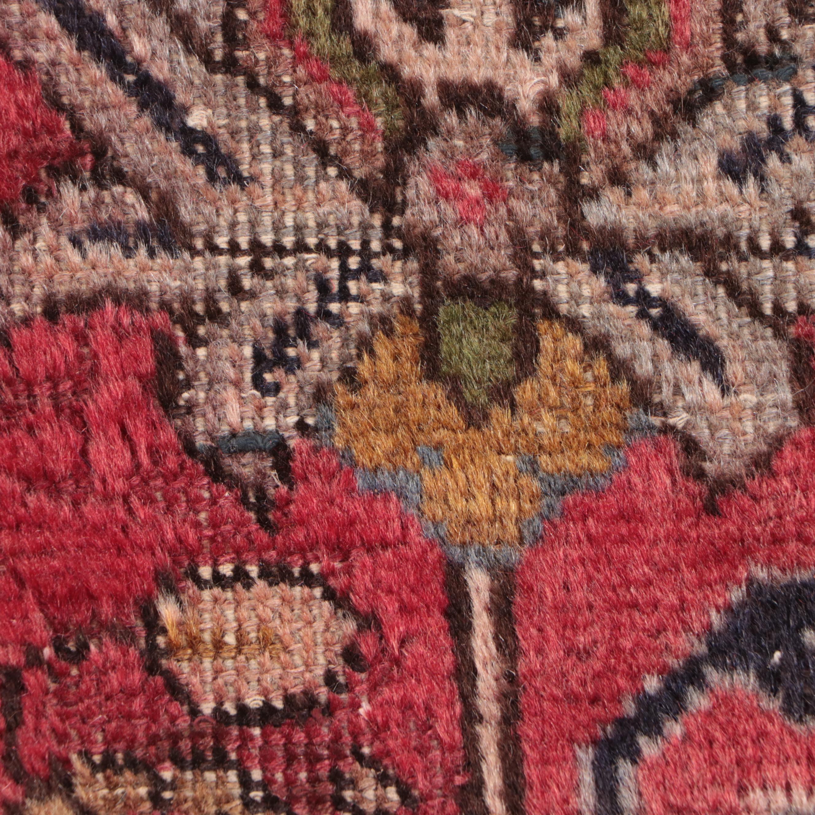 9'6 x 12'6 Hand-Knotted Persian Heriz Room Sized Rug