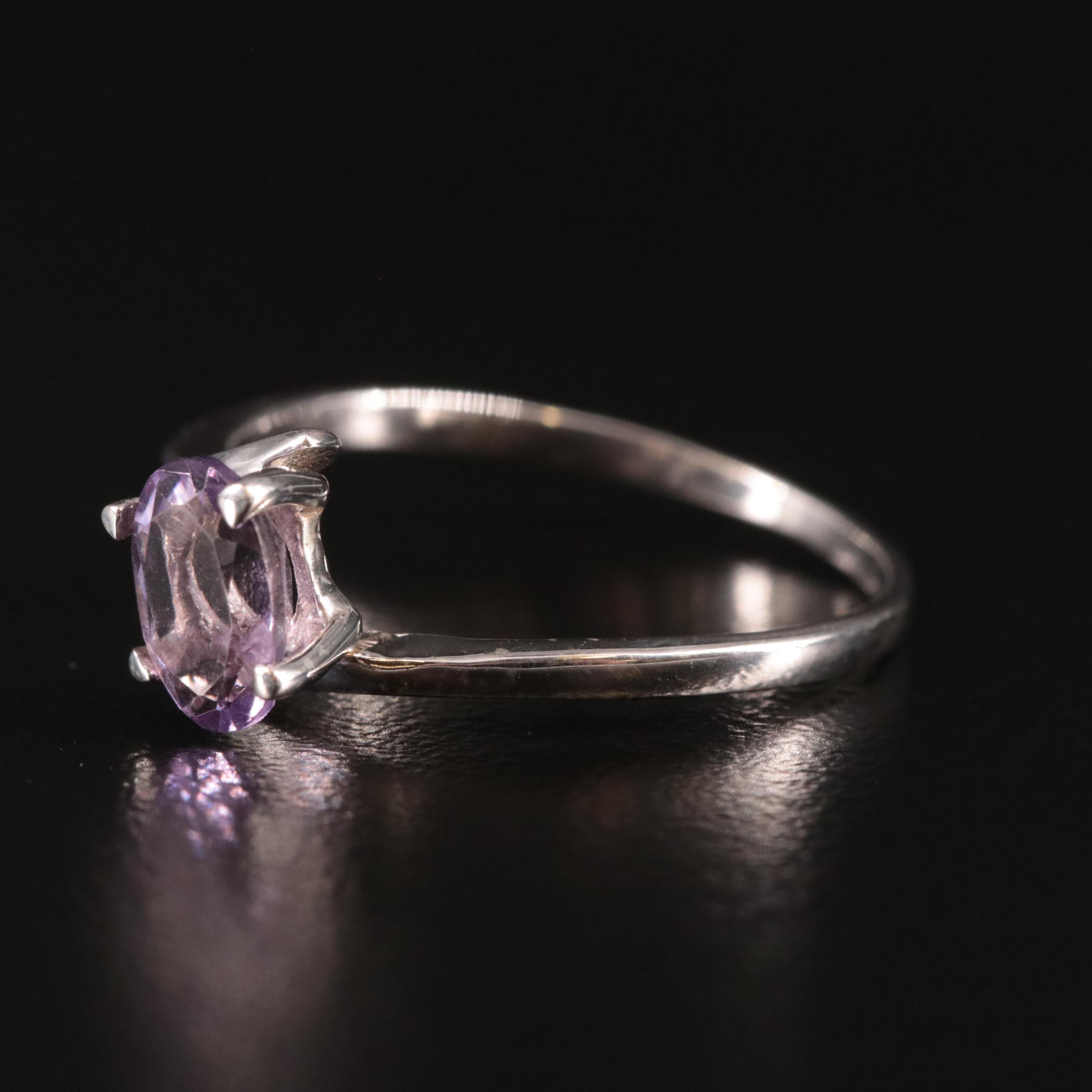 Sterling Amethyst Ring