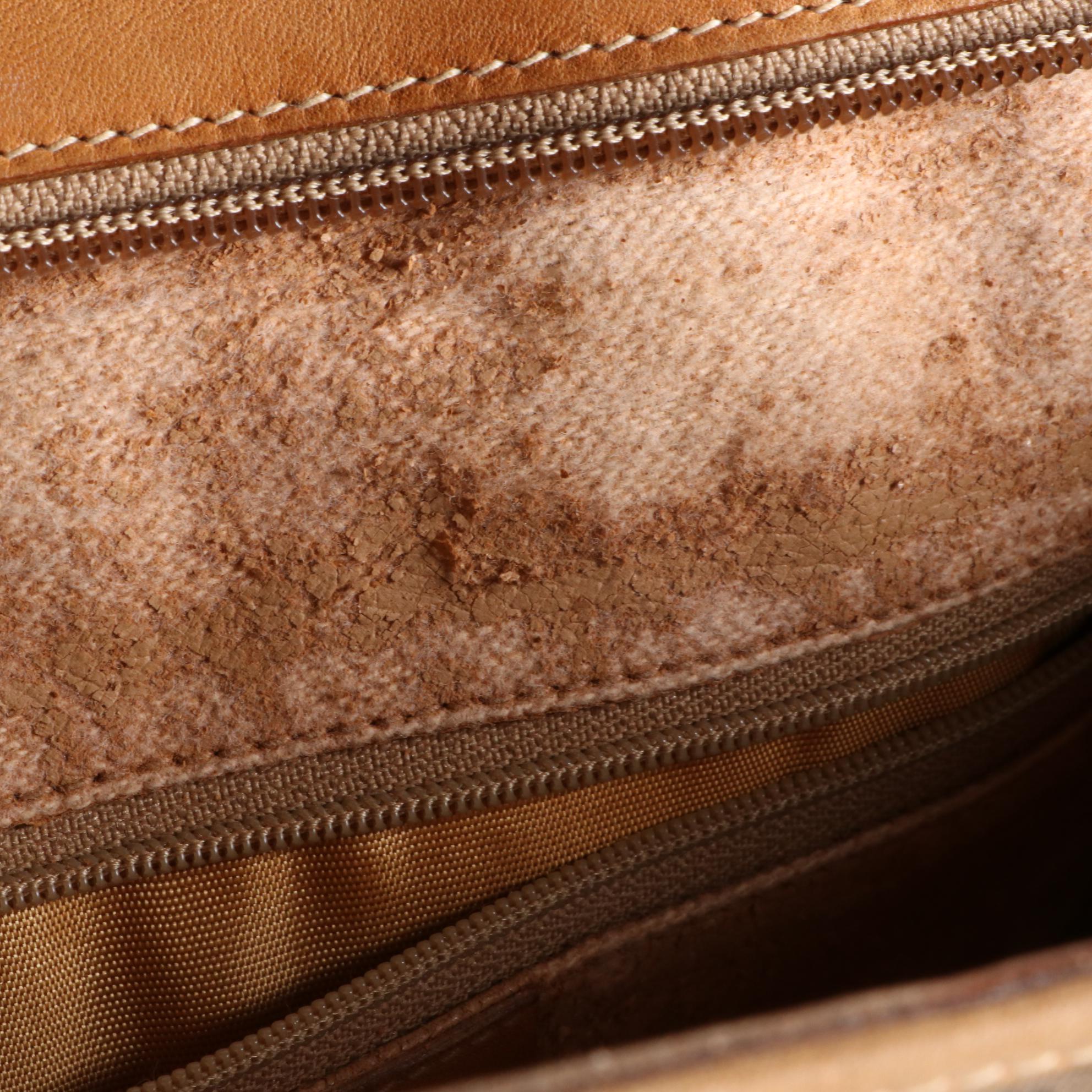 Gucci Micro GG Supreme Canvas and Leather Web Two-Way Tote