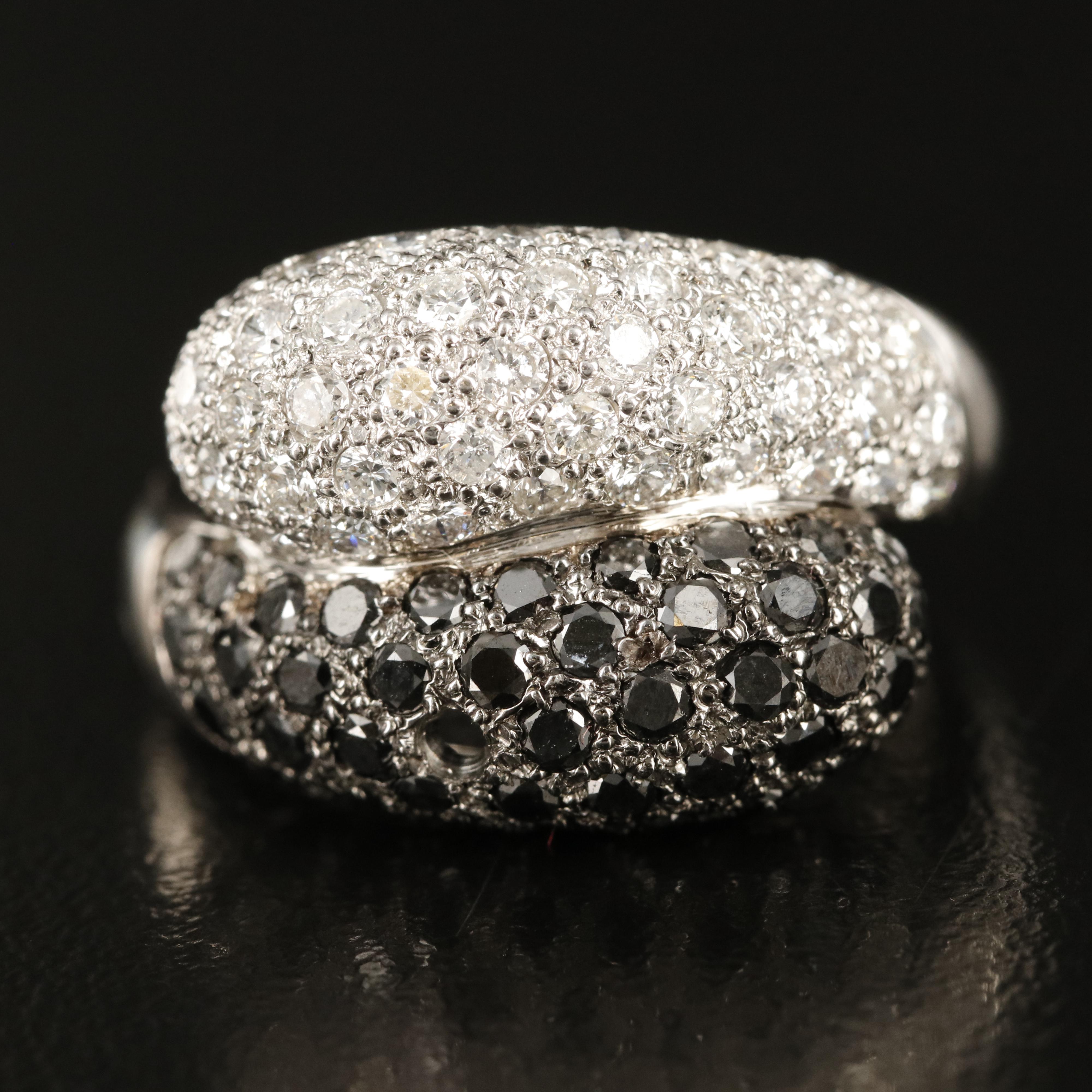 18K 2.26 CTW Diamond Bypass Ring