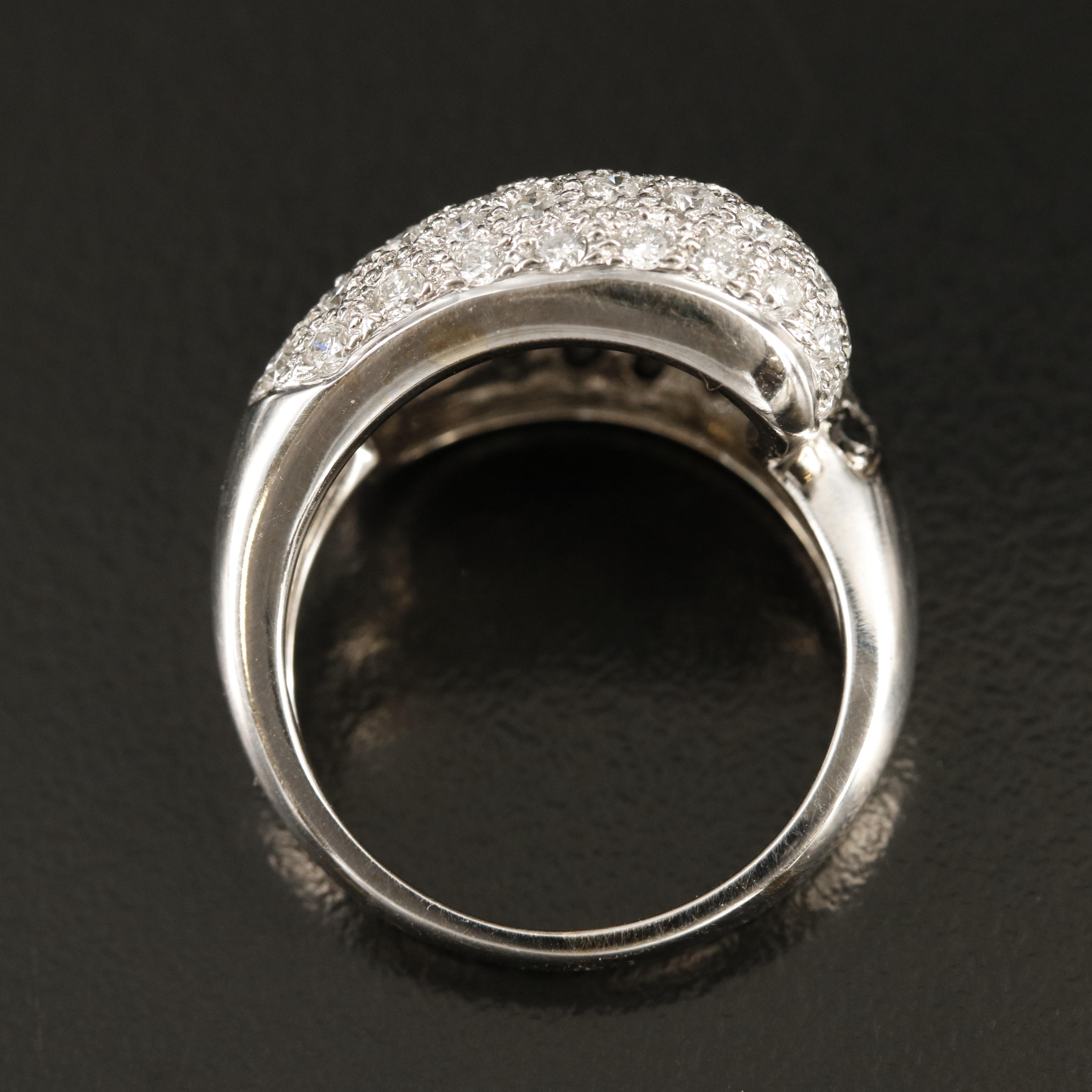 18K 2.26 CTW Diamond Bypass Ring
