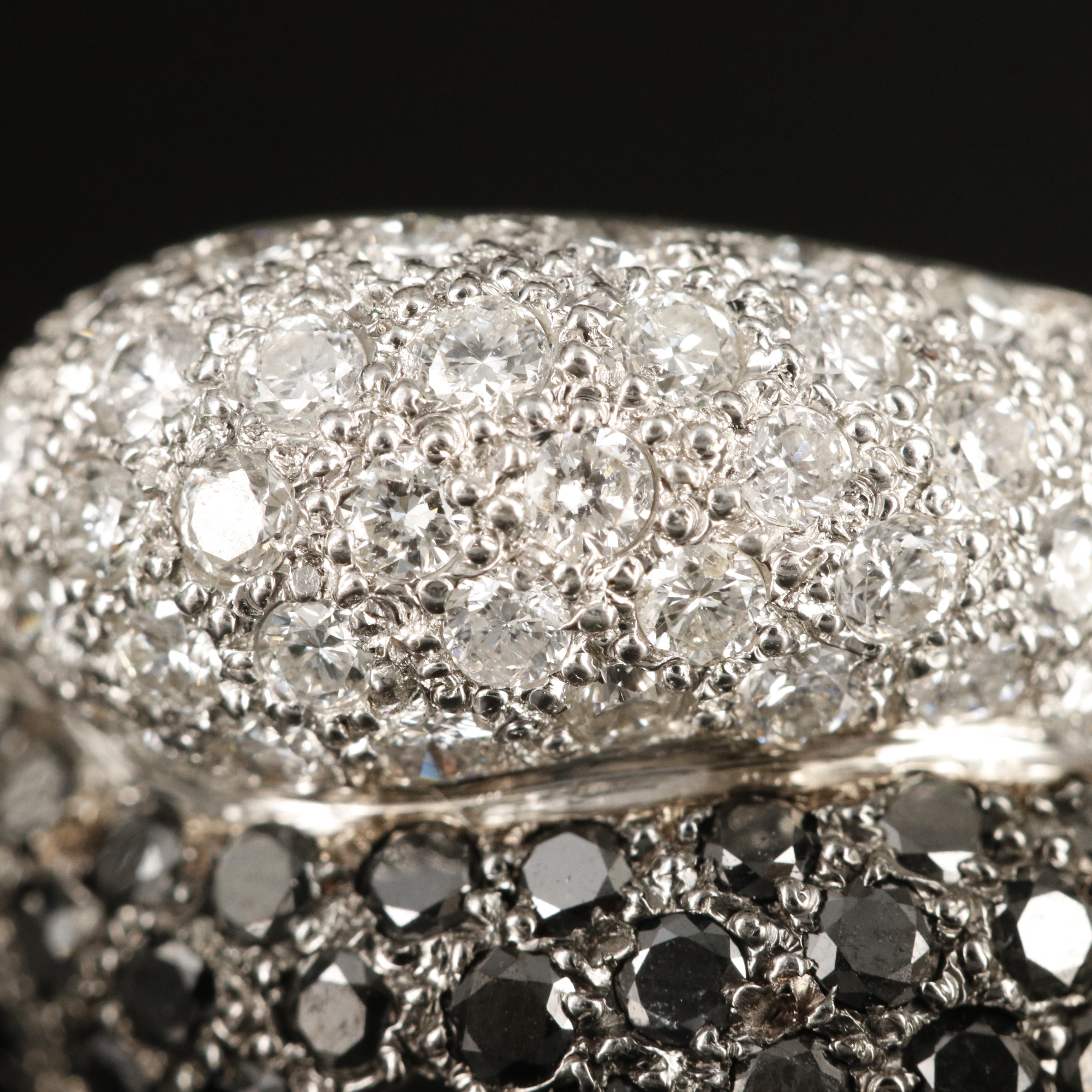 18K 2.26 CTW Diamond Bypass Ring