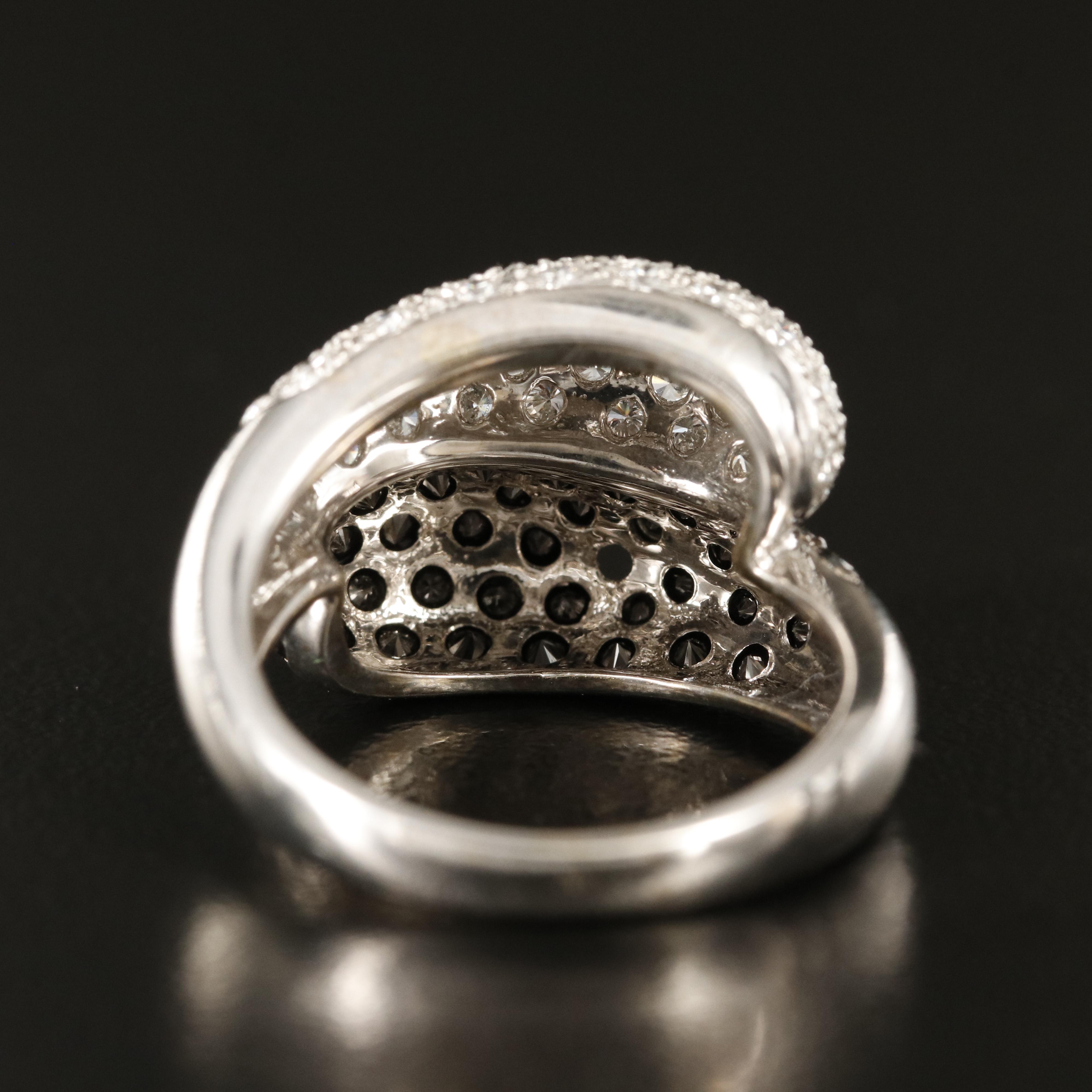 18K 2.26 CTW Diamond Bypass Ring