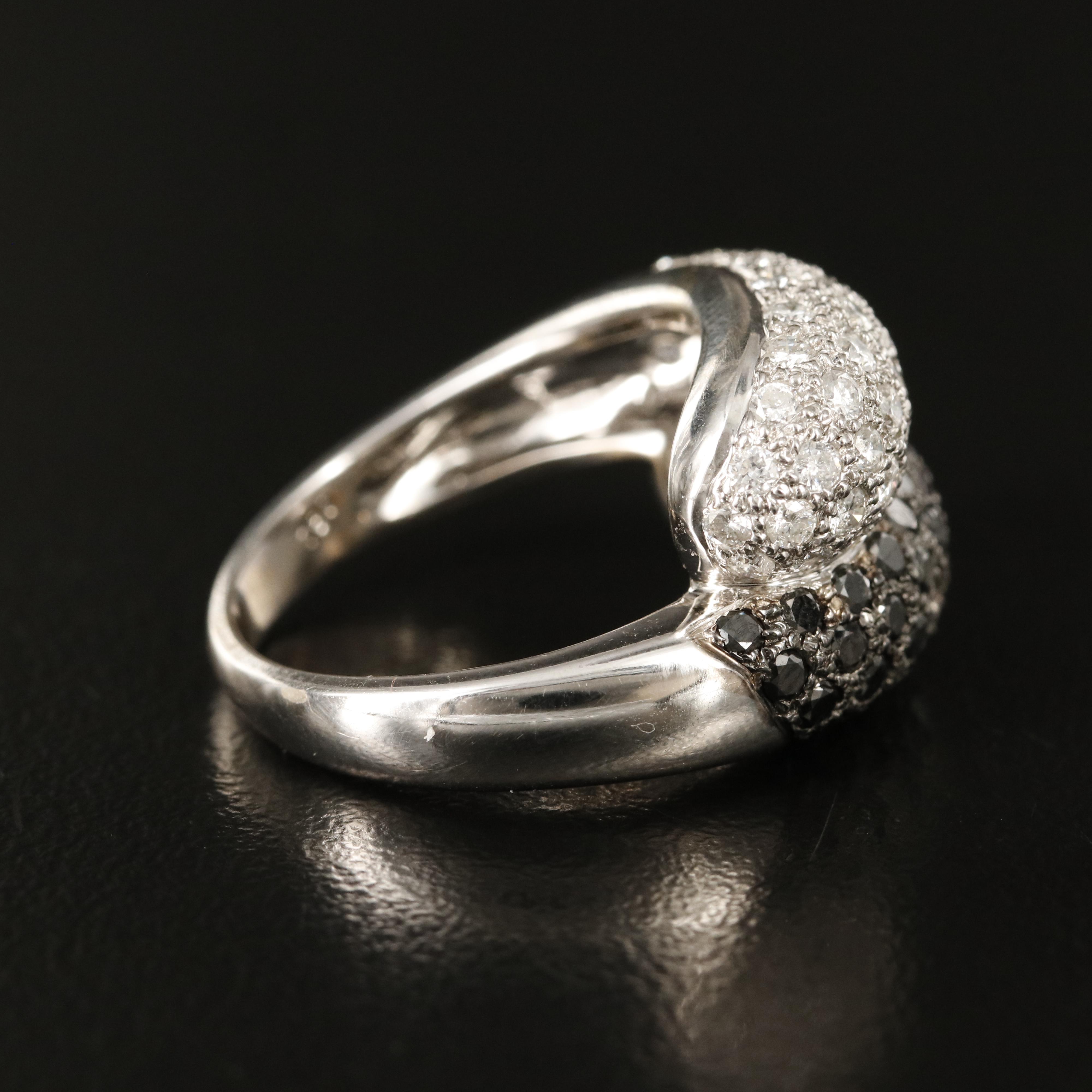 18K 2.26 CTW Diamond Bypass Ring