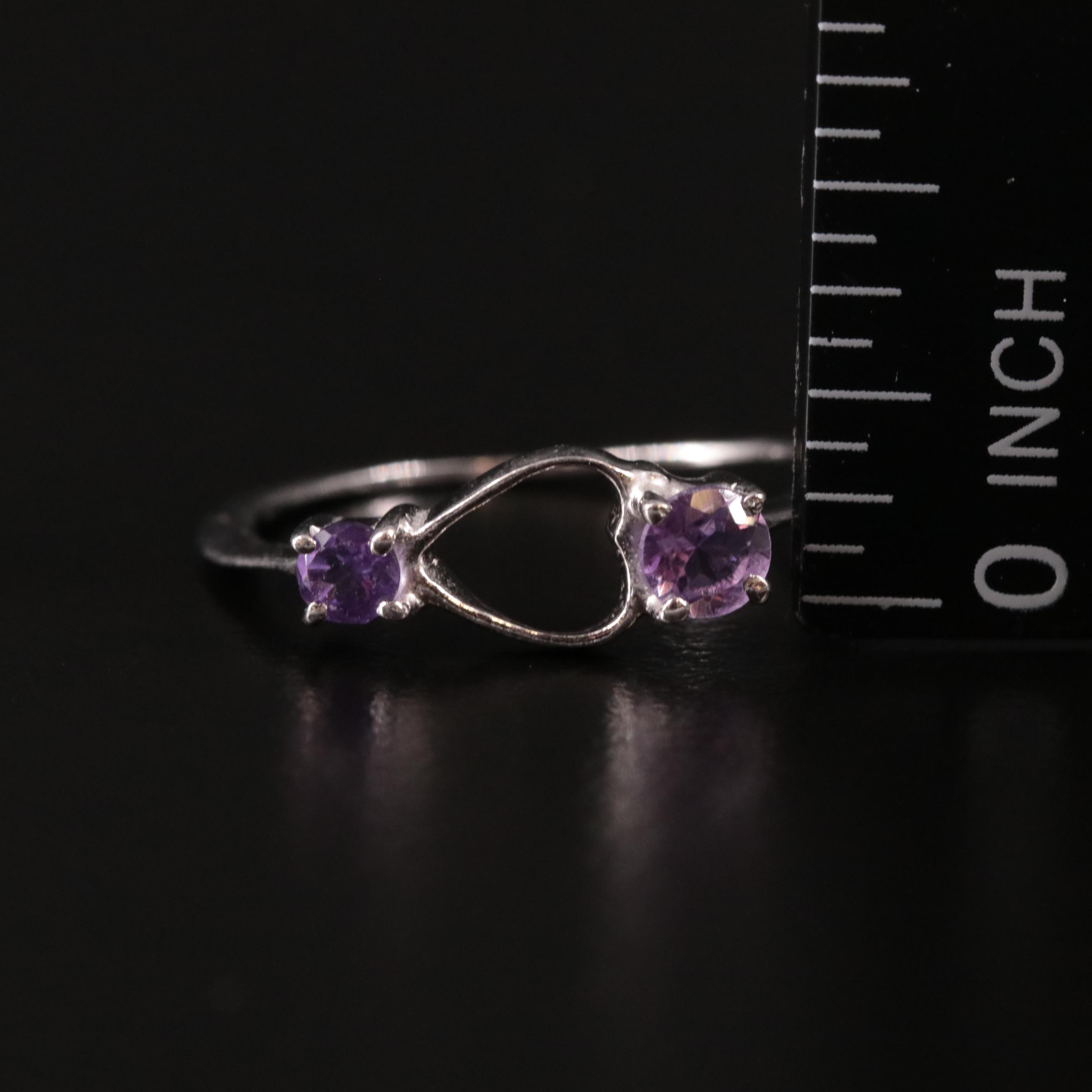 Sterling Amethyst Ring