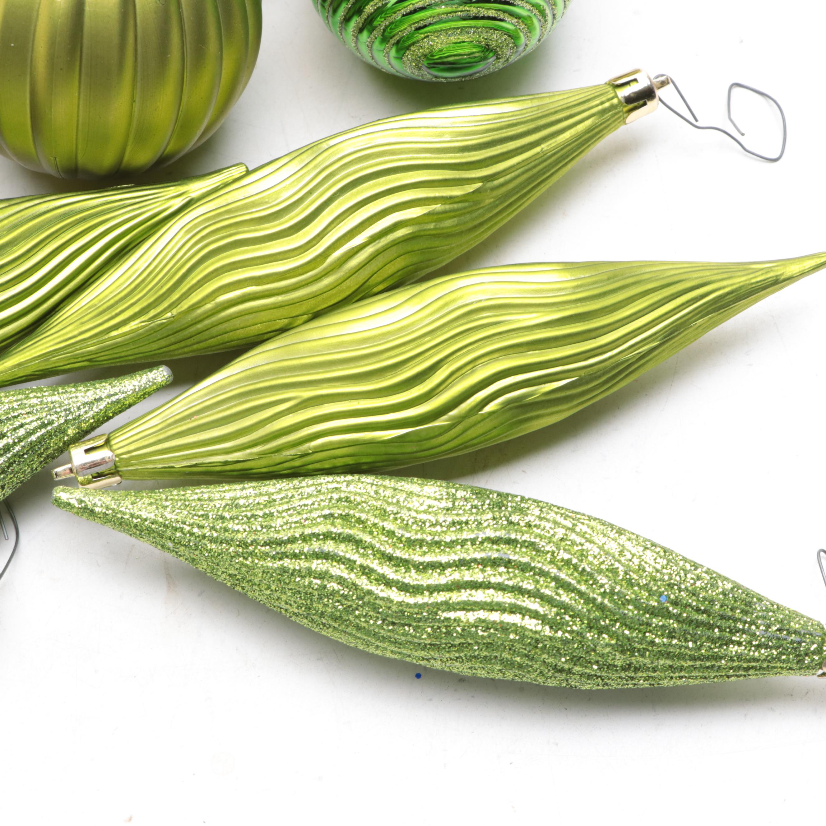 Glass Christmas Ornament Collection with Maritime Ornaments