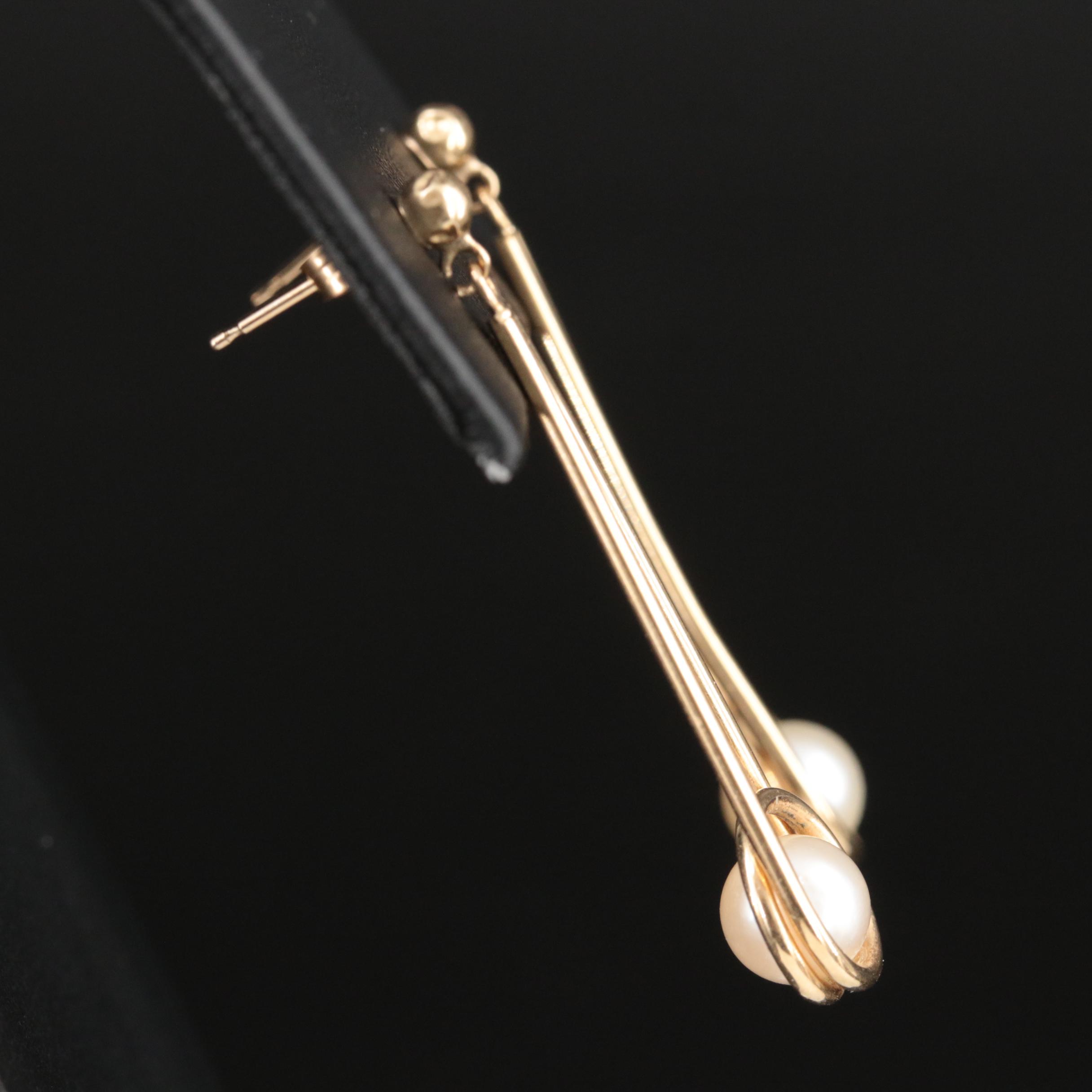 14K Pearl Earrings