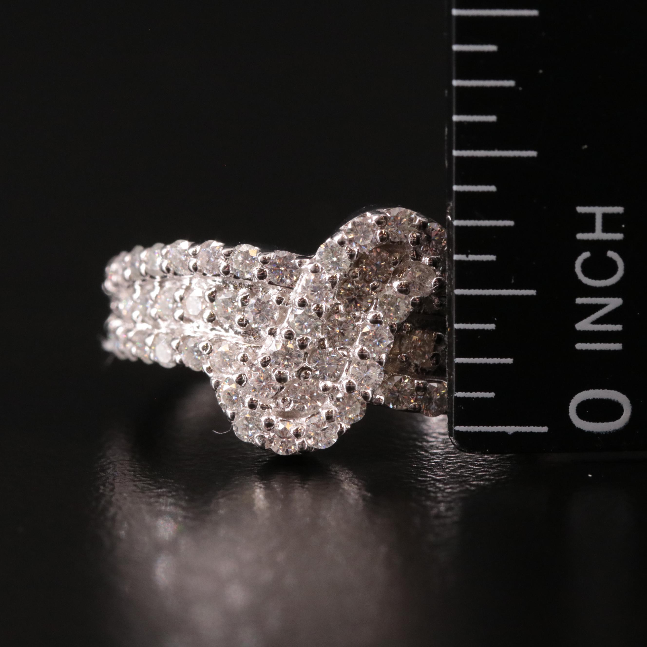 Sterling Diamond Ring