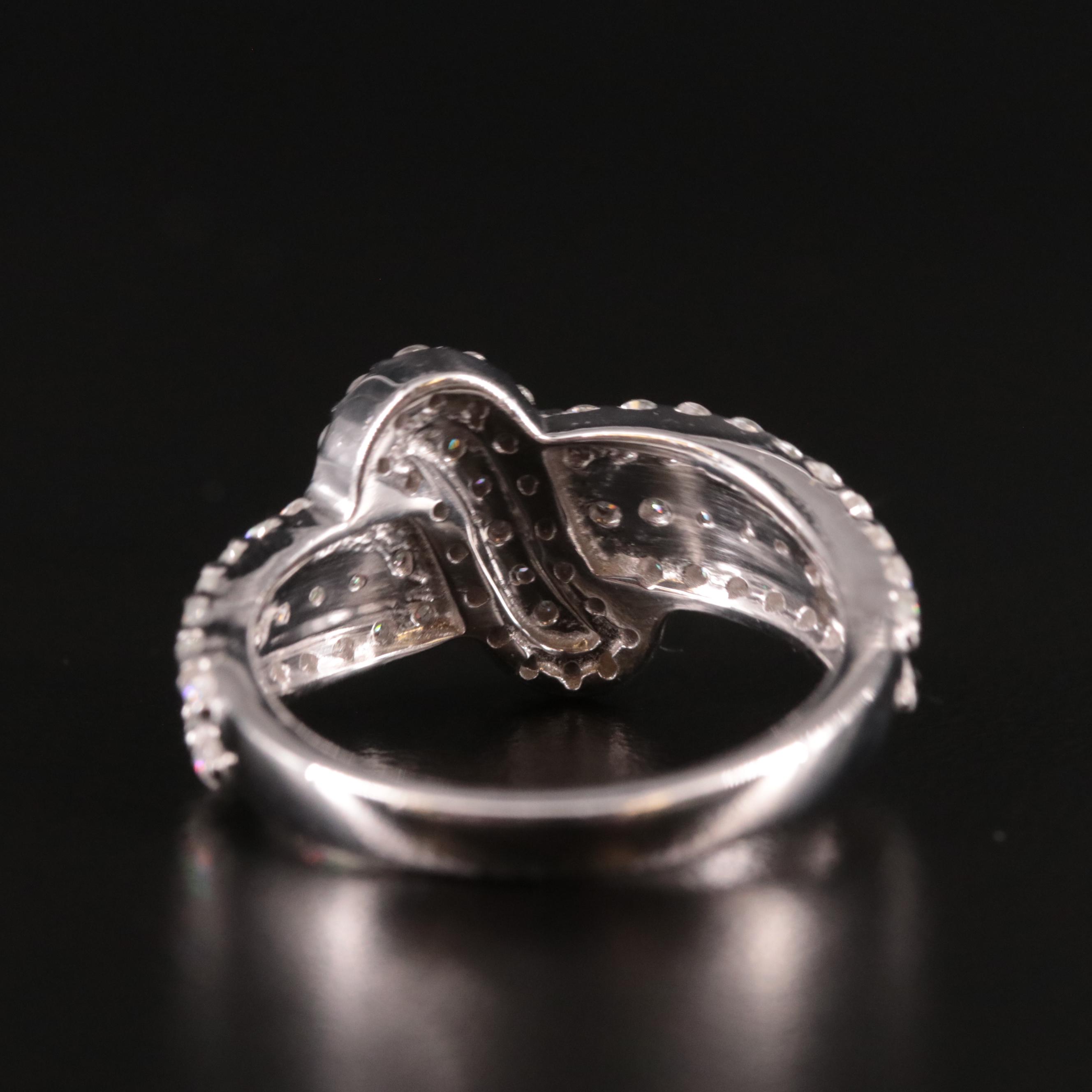 Sterling Diamond Ring