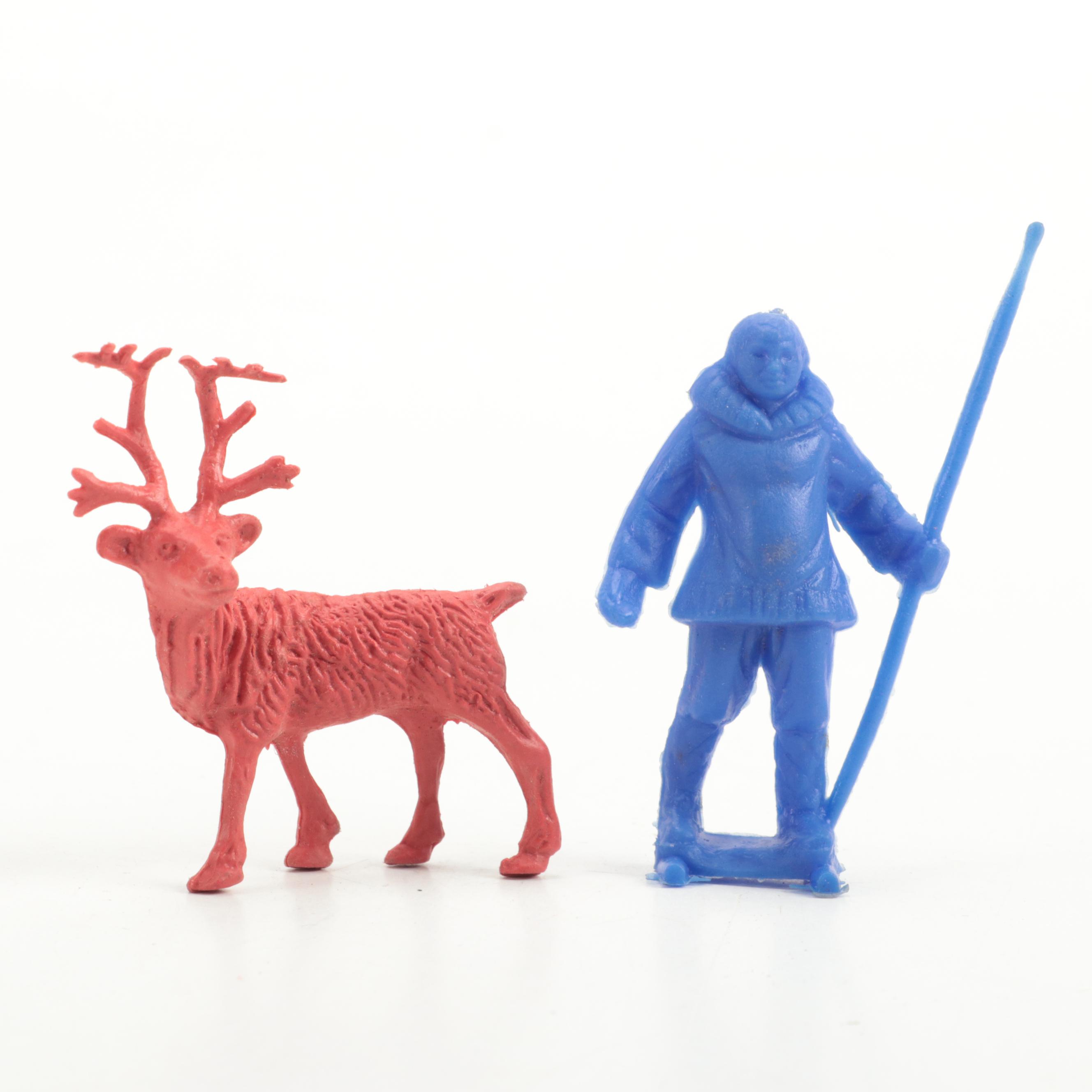 Ideal Royal Canadian Mounties Outpost and Combat Engineers Toy Sets