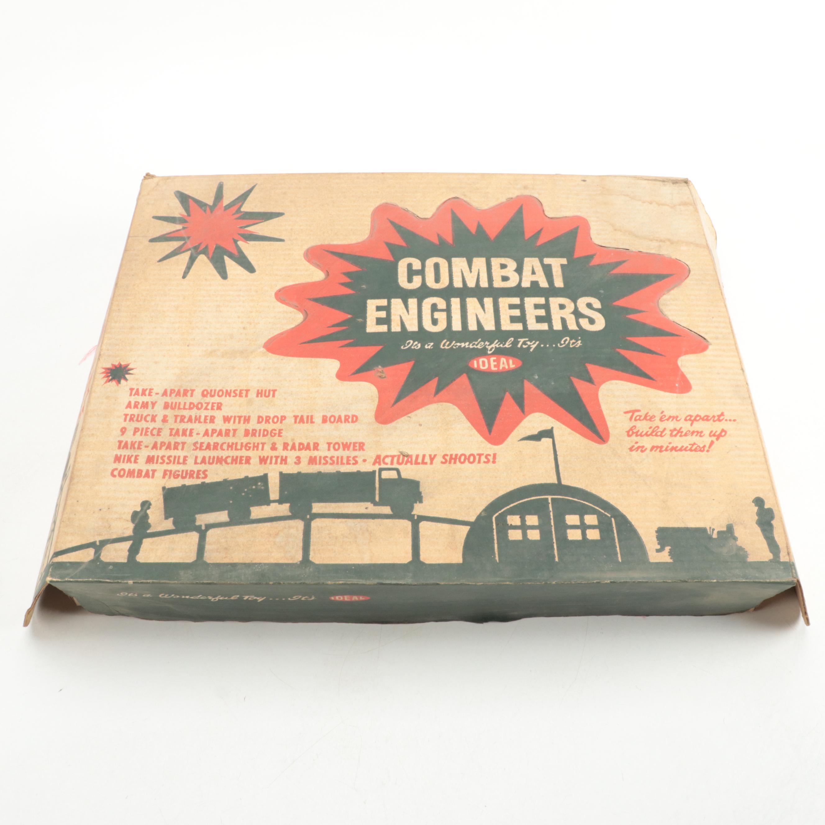 Ideal Royal Canadian Mounties Outpost and Combat Engineers Toy Sets