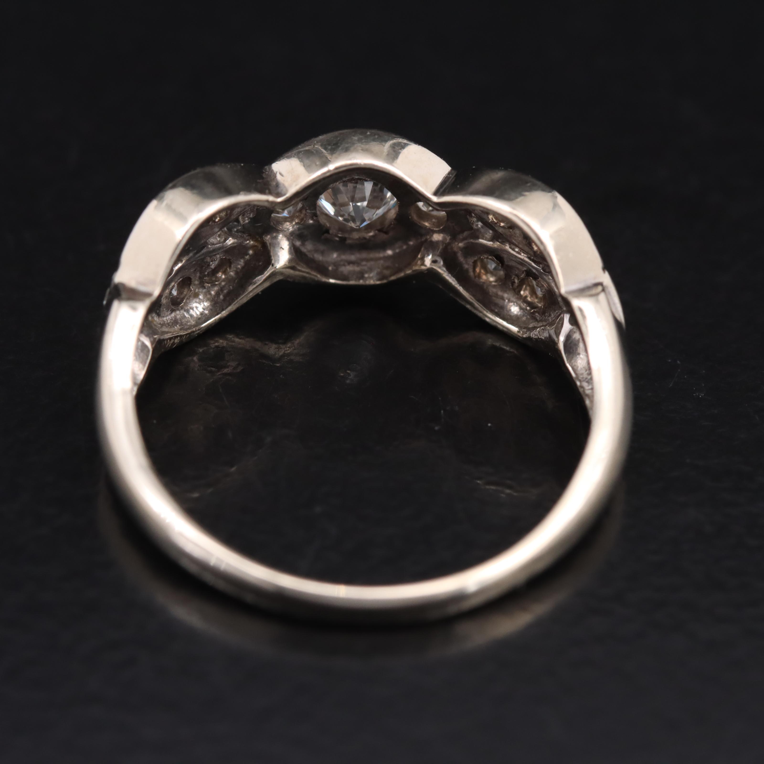 Vintage 14K 0.53 CTW Diamond Ring