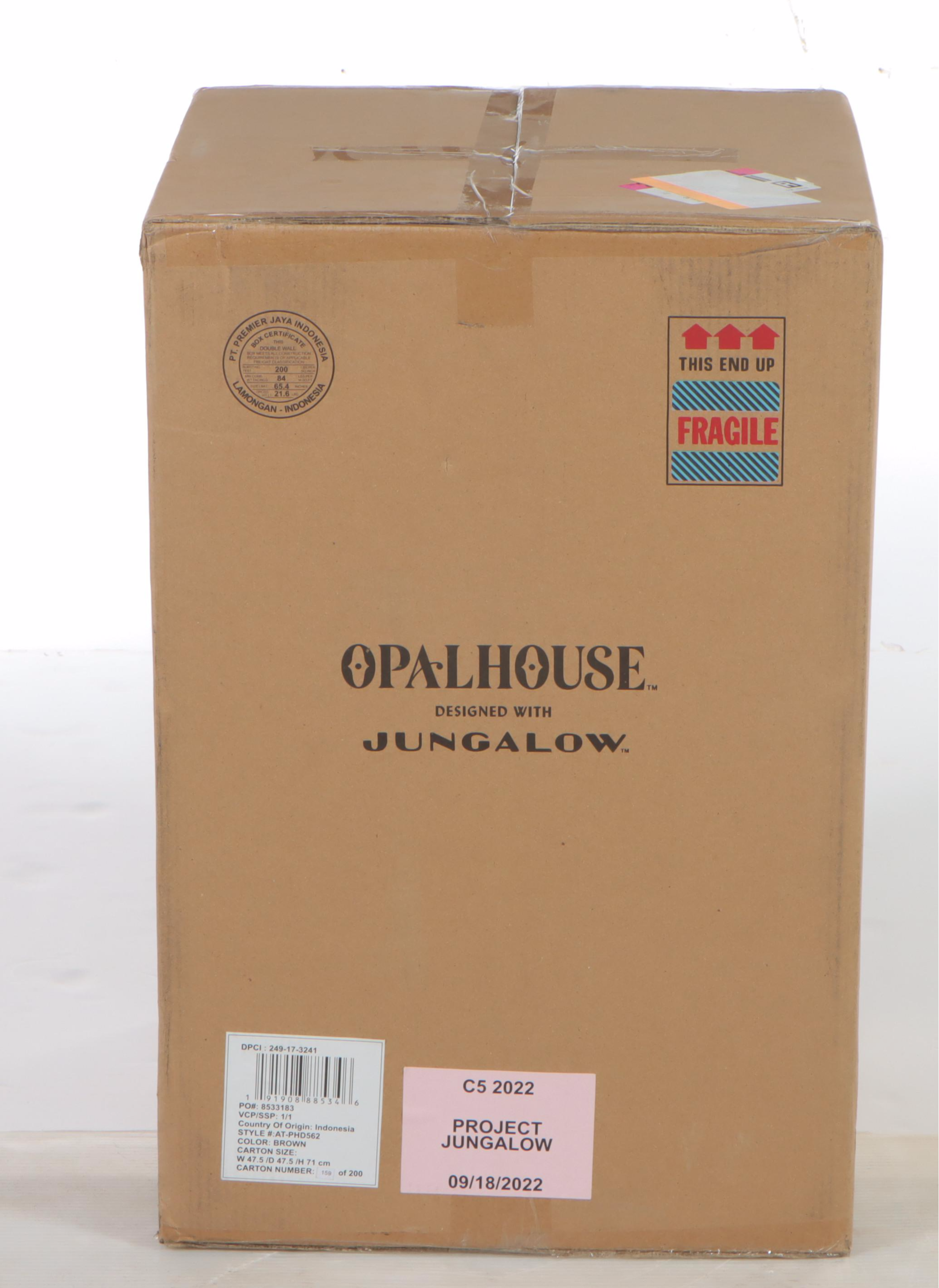 Opalhouse With Jungalow Laridae Basket Accent Table in Brown