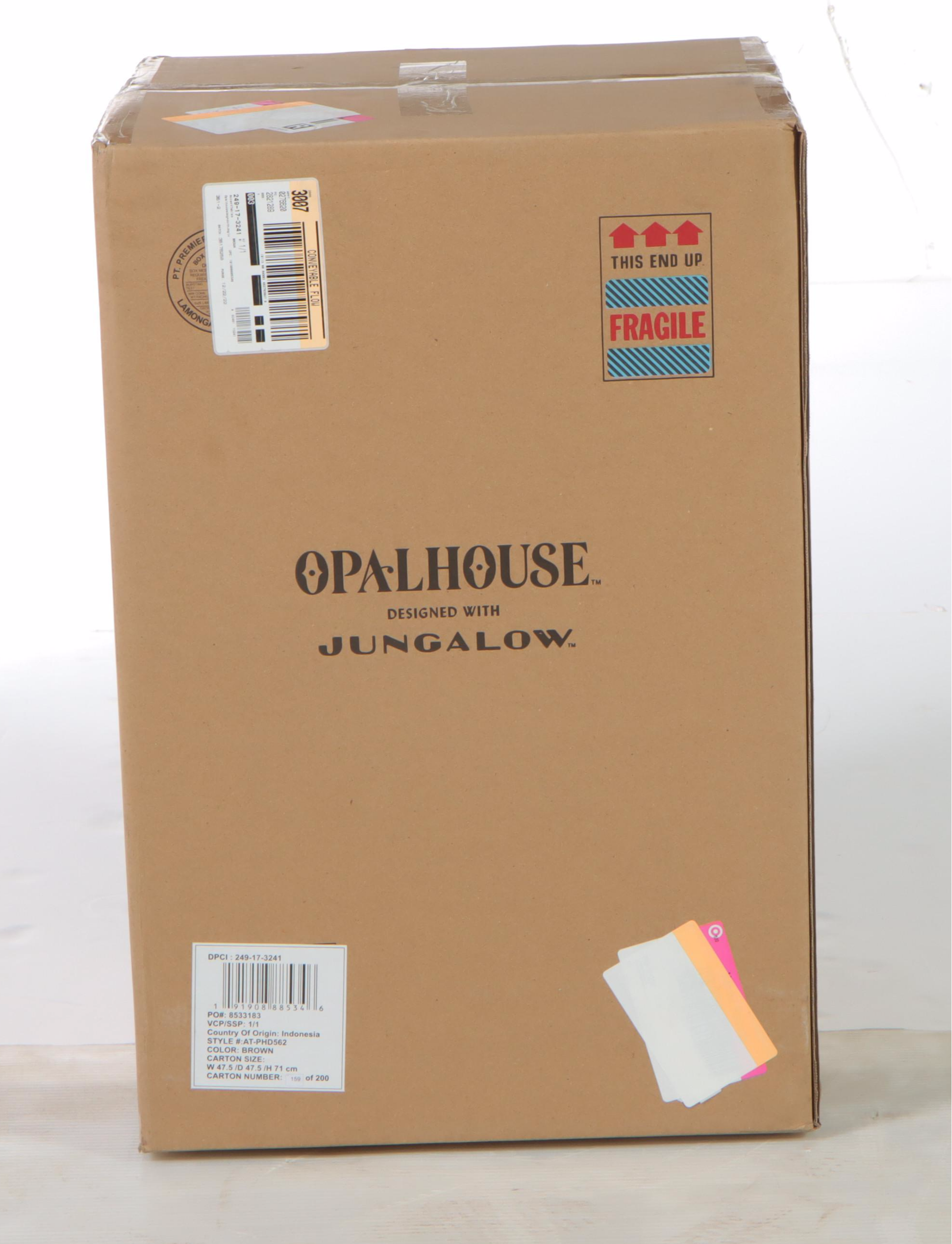 Opalhouse With Jungalow Laridae Basket Accent Table in Brown