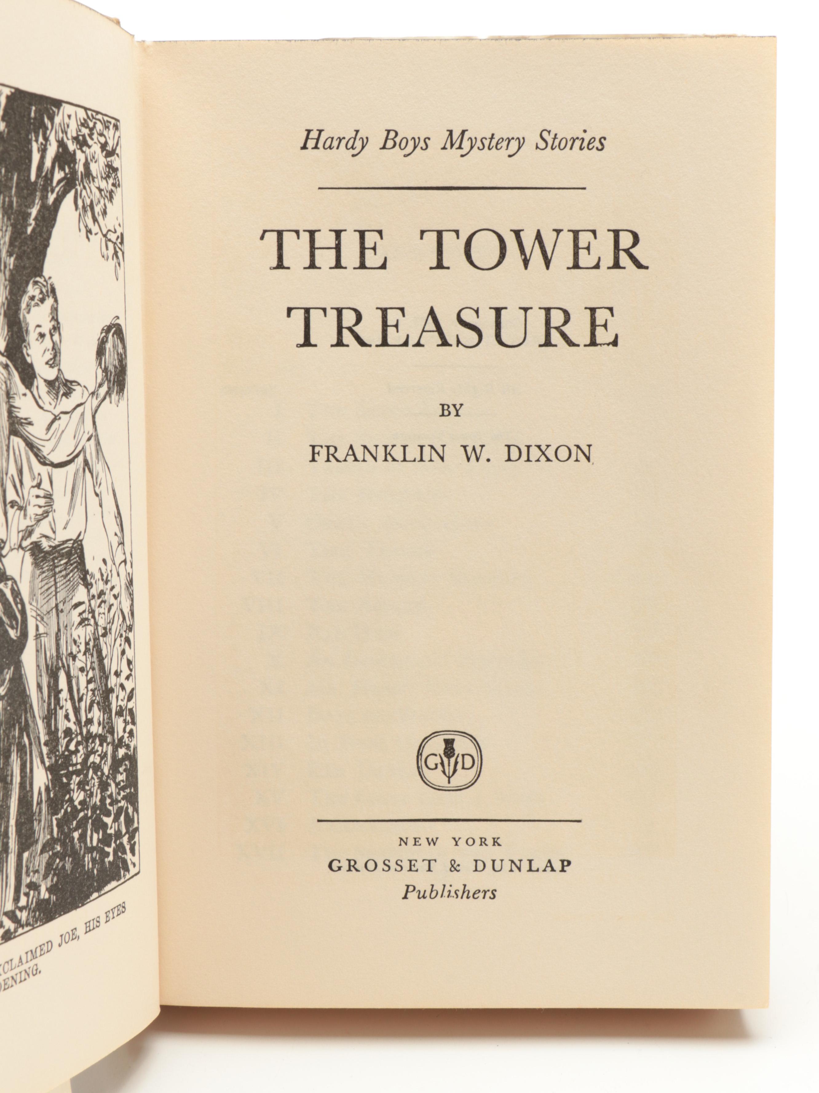 "The Tower Treasure" and Other Hardy Boys Novels by Franklin Dixon, 1920s
