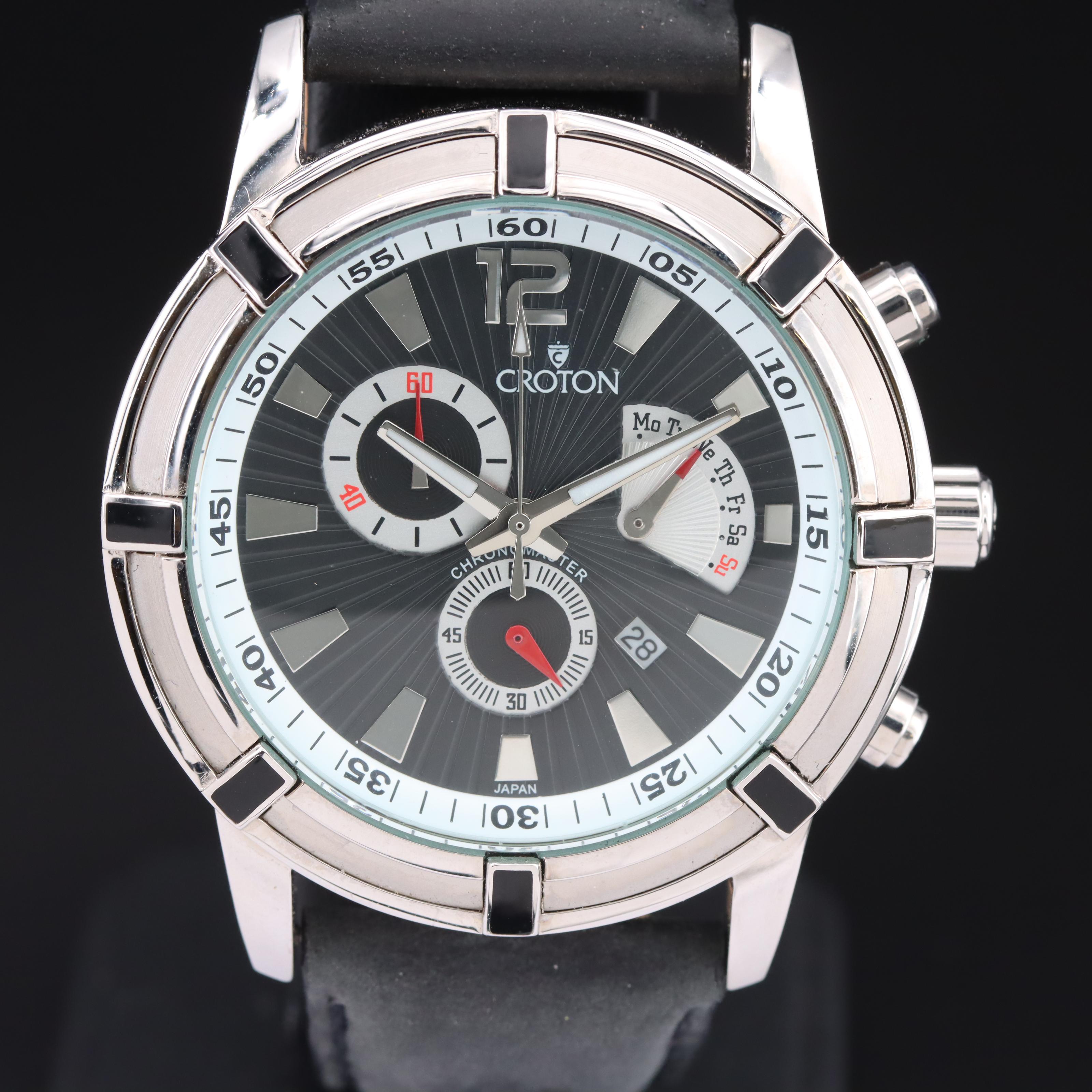 Croton Chronometer Chronograph Watch