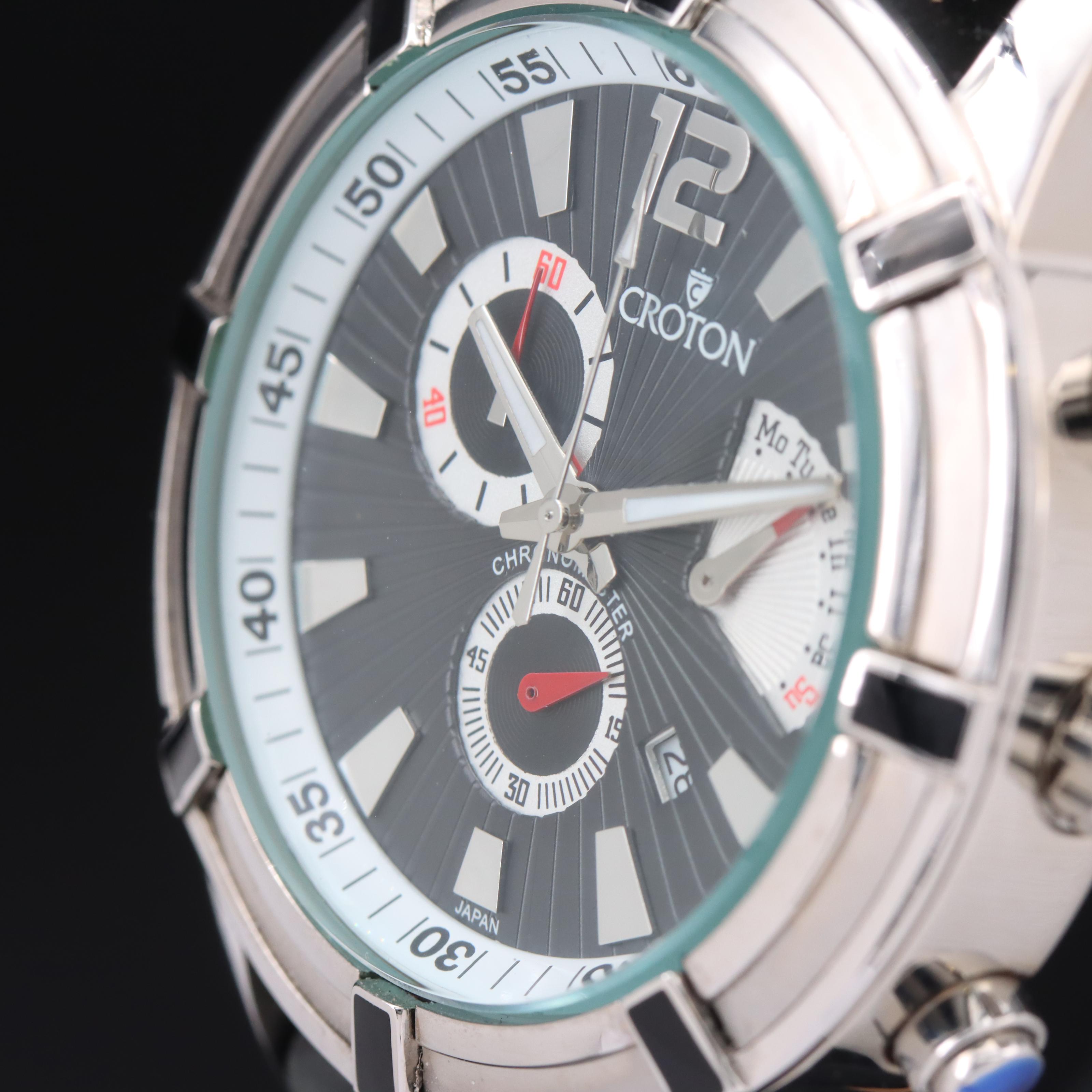 Croton Chronometer Chronograph Watch