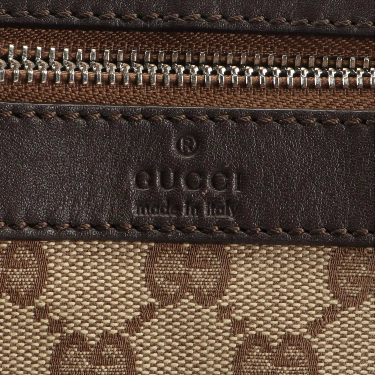 Gucci Small Crossbody Bag in GG Canvas and Leather