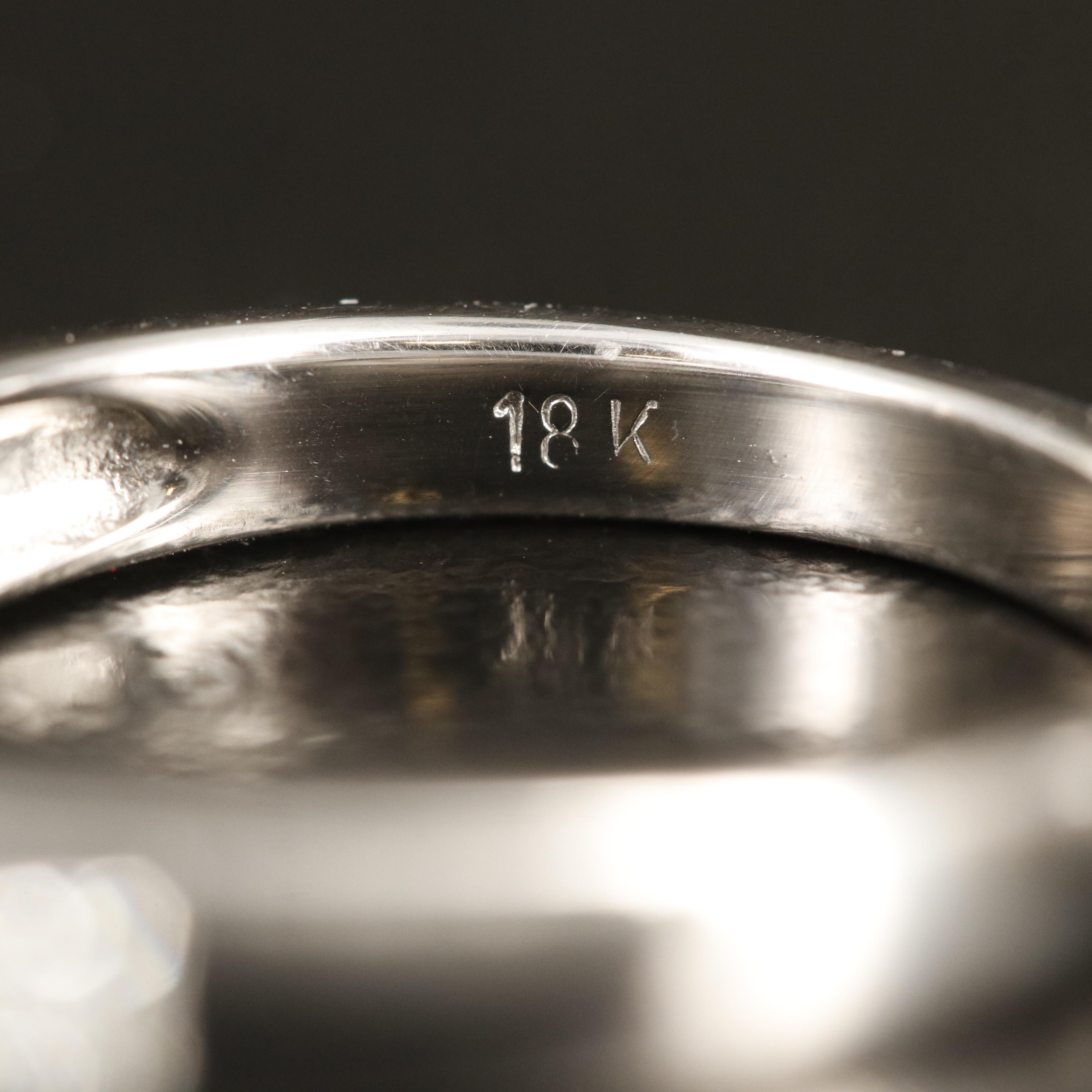 18K Sapphire and Diamond Ring