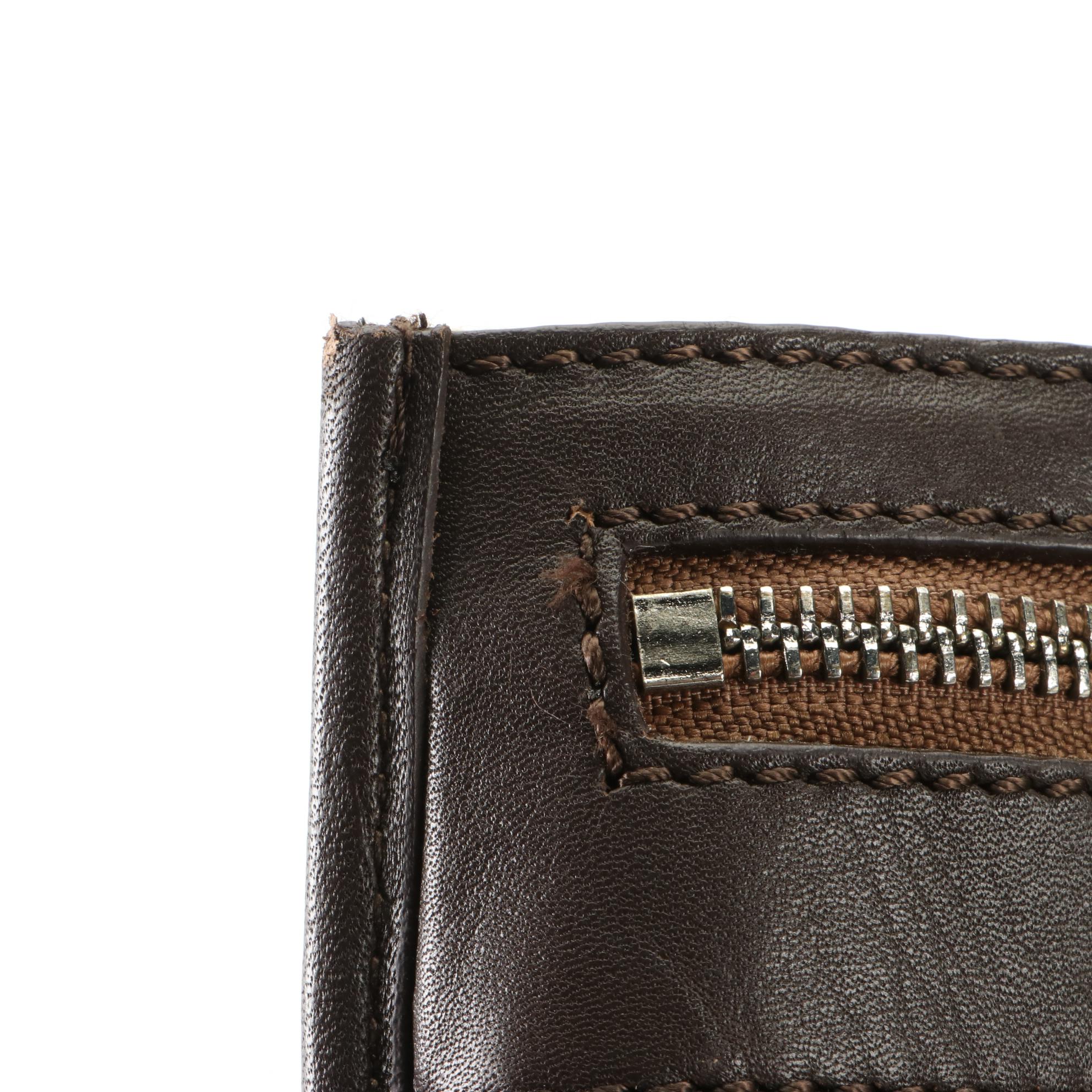 Gucci Small Crossbody Bag in GG Canvas and Leather