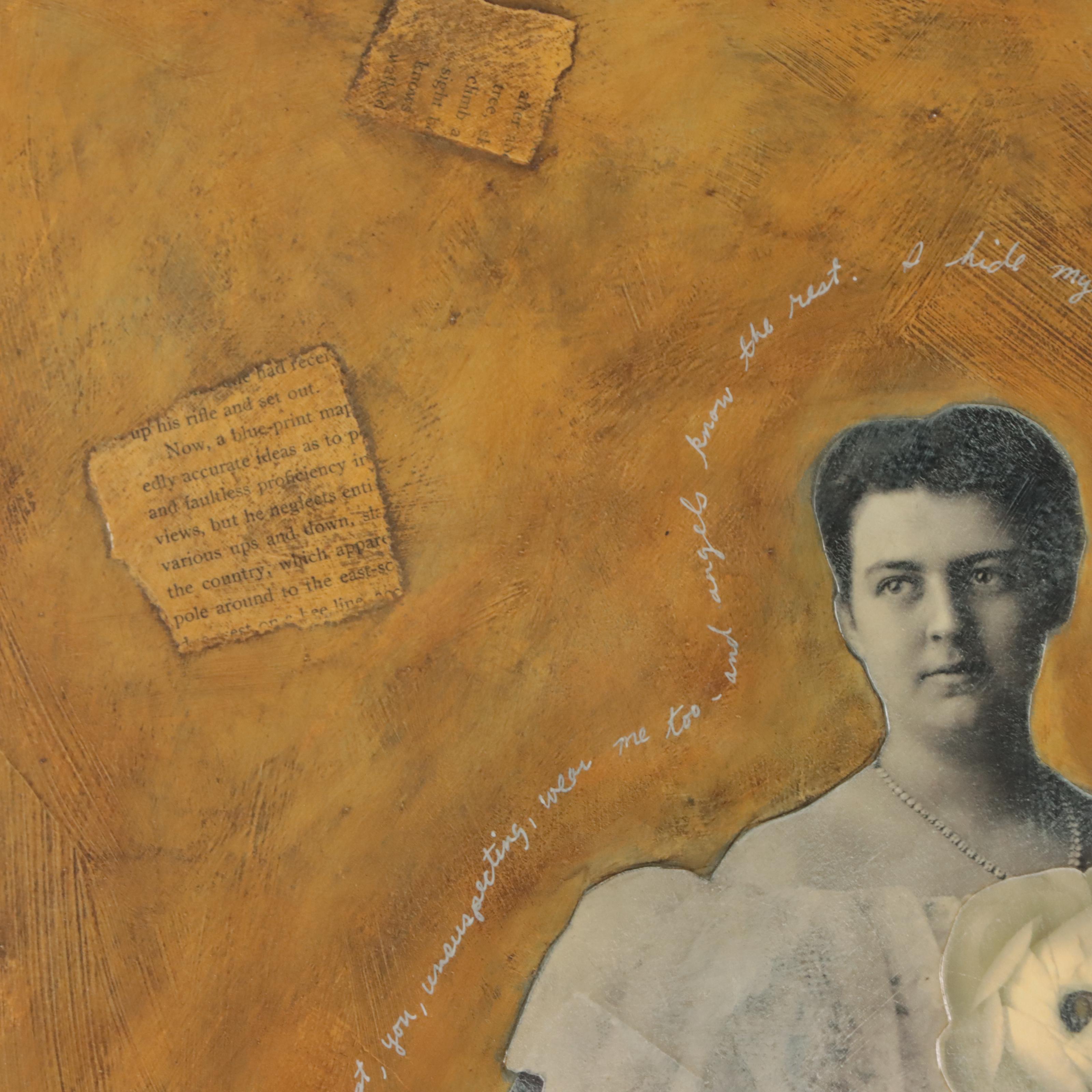 Sheryl Pierson Mixed Media Painting of Figure