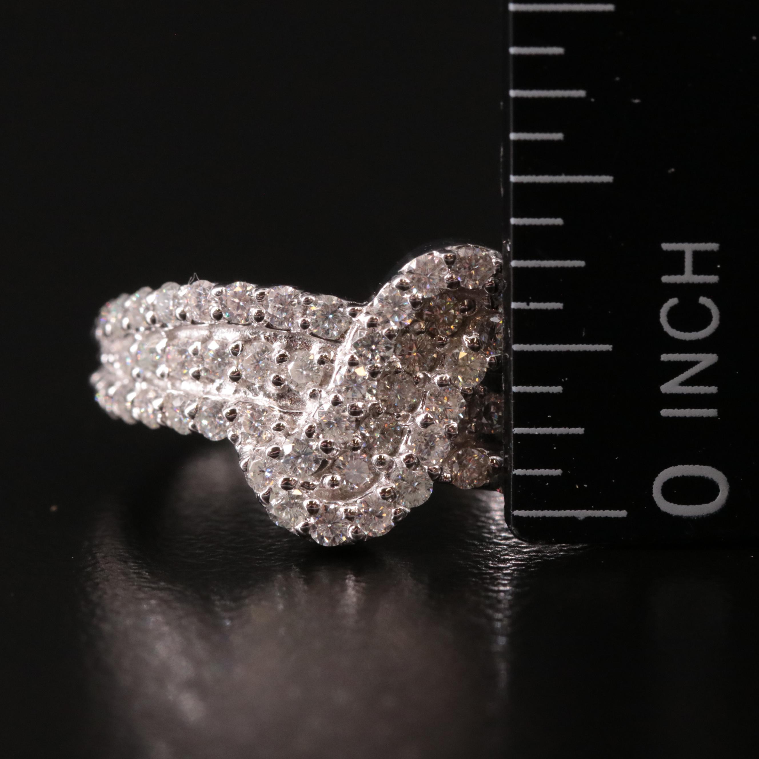 Sterling Diamond Ring