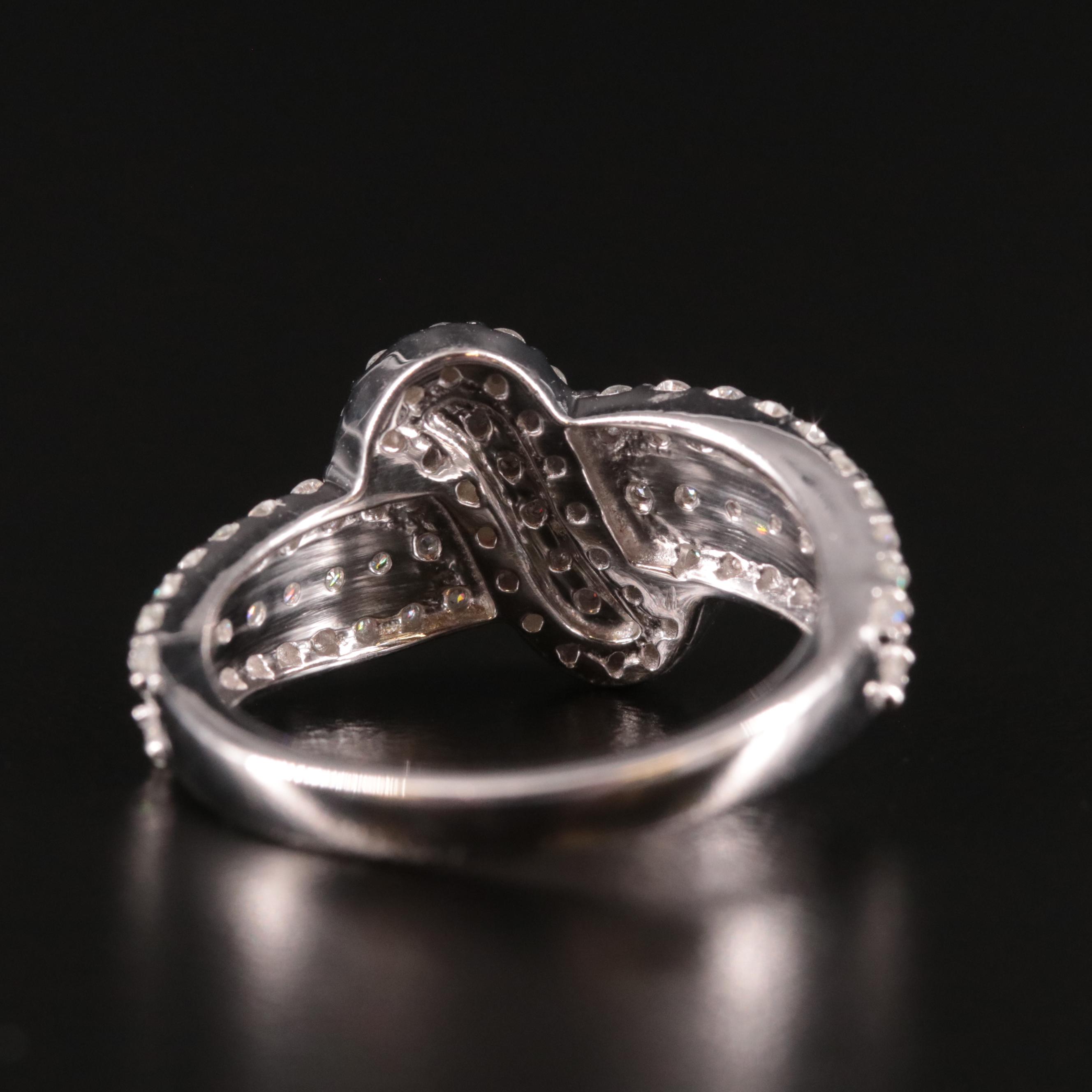 Sterling Diamond Ring